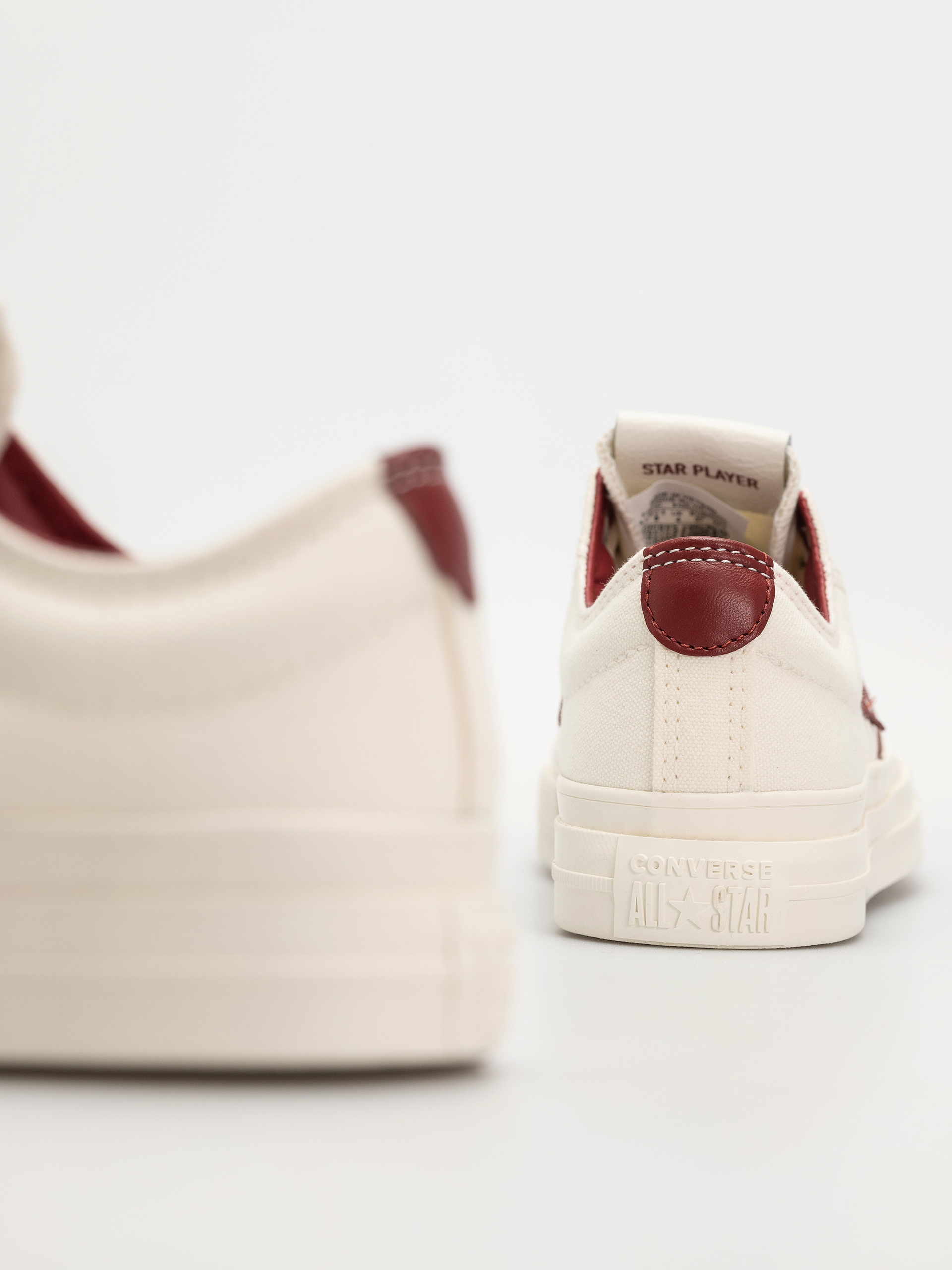 Topánky Converse Star Player 76 Ox (egret/egret/park red)