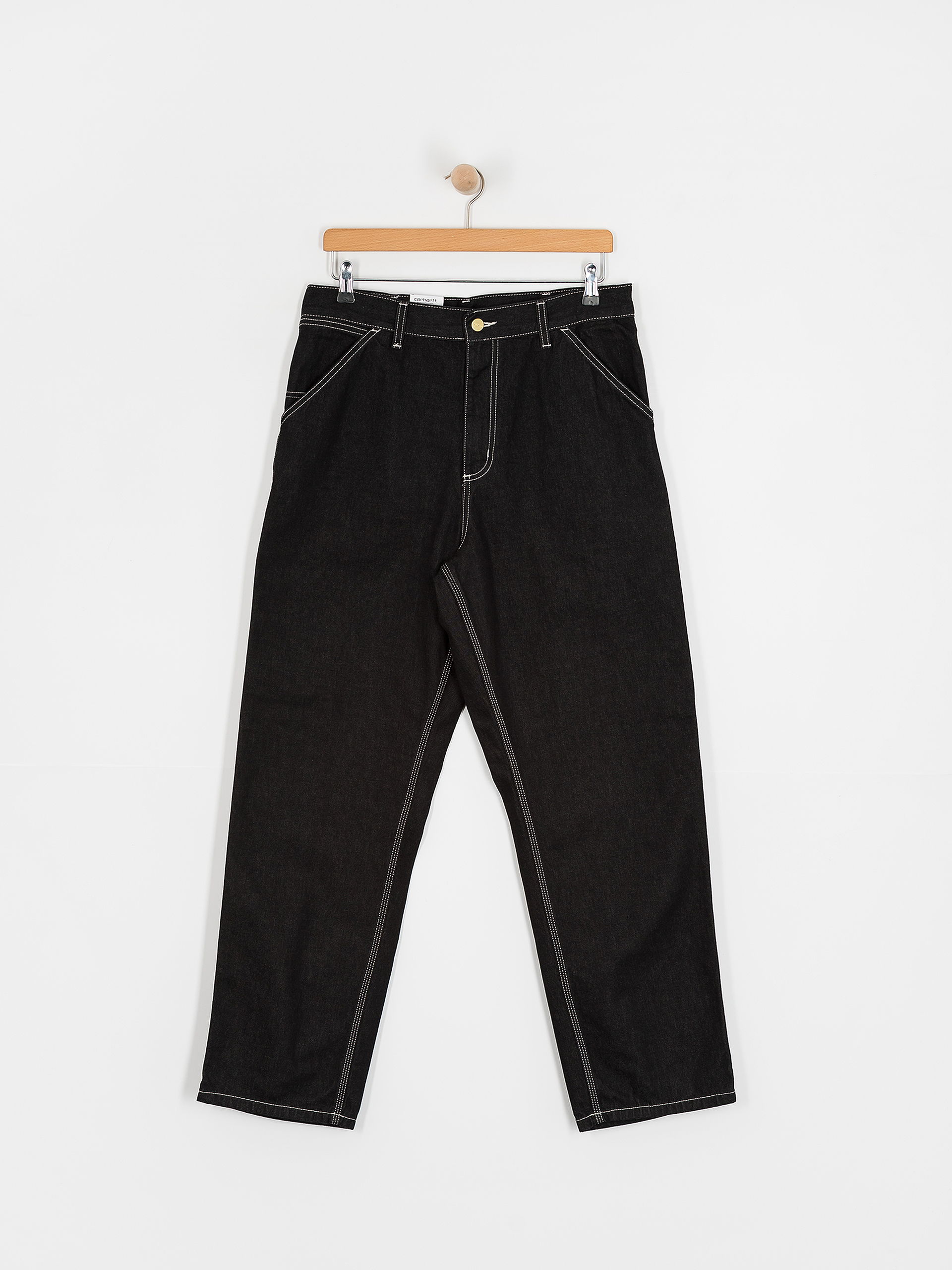 Nohavice Carhartt WIP Single Knee (black)