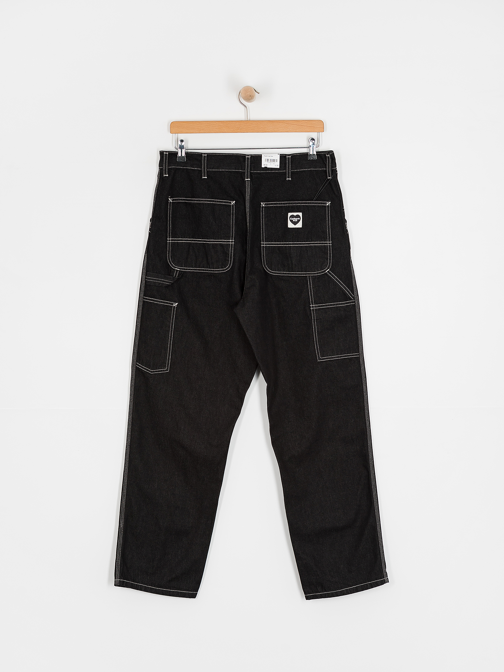 Nohavice Carhartt WIP Single Knee (black)