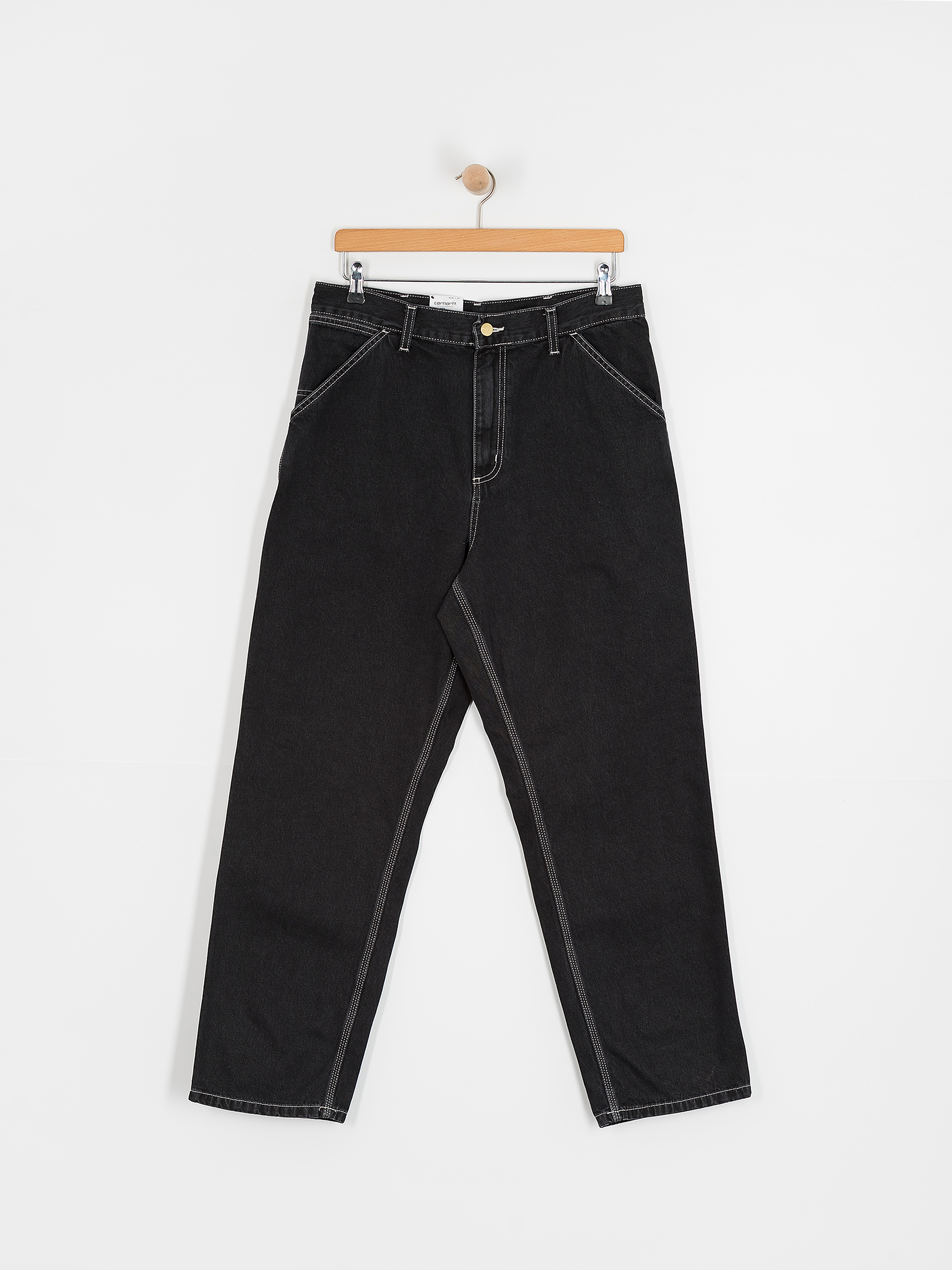 Nohavice Carhartt WIP Single Knee (black)