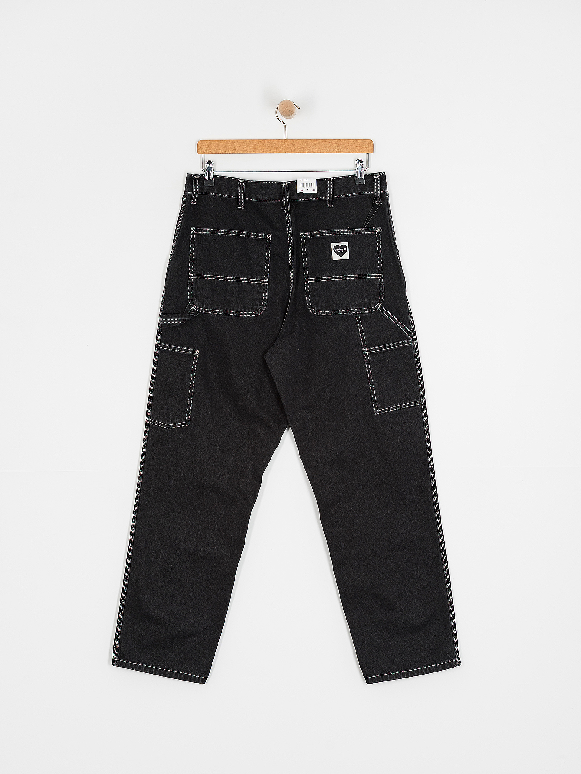 Nohavice Carhartt WIP Single Knee (black)