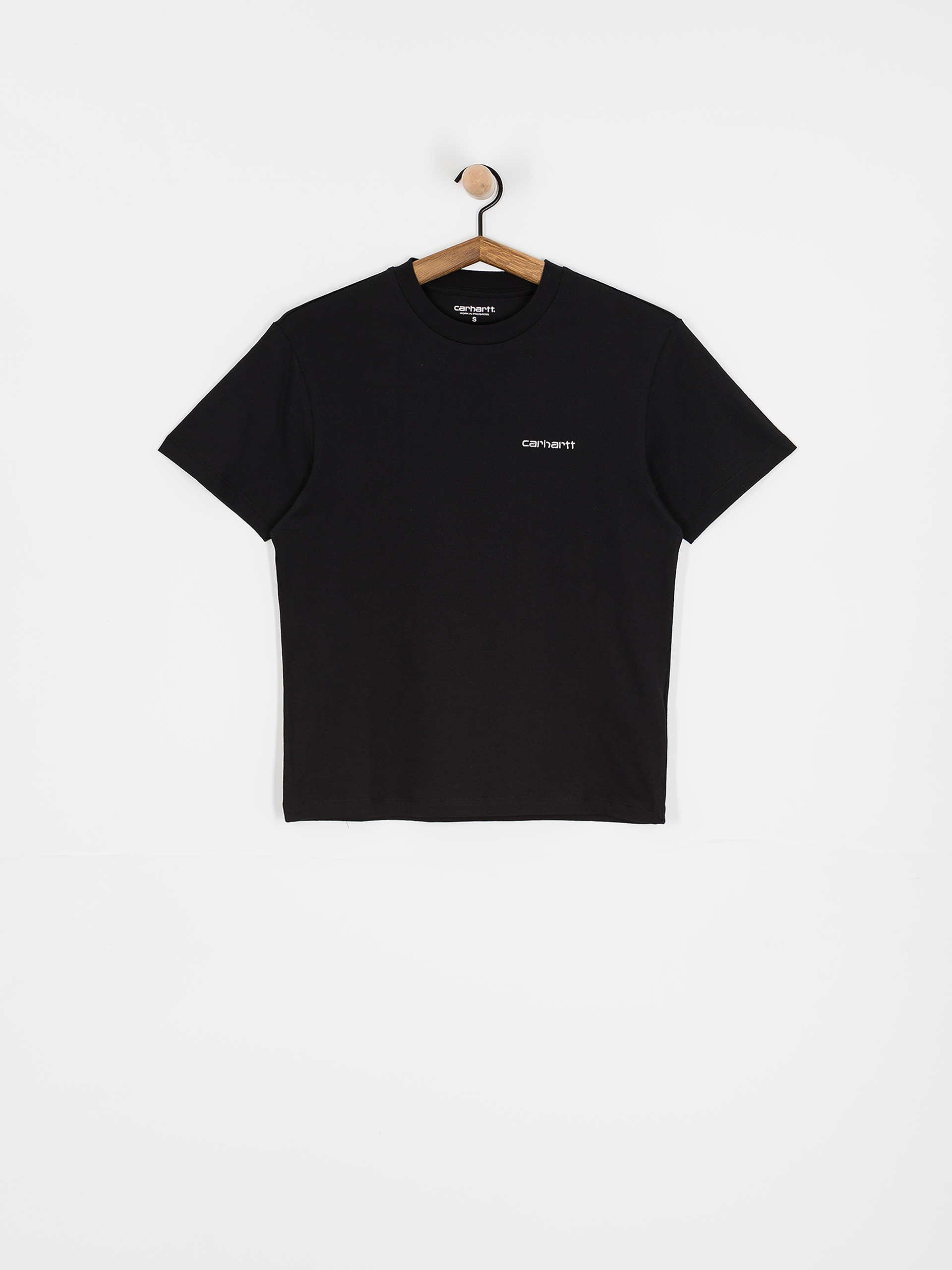 Tričko Carhartt WIP Script Embroidery Wmn (black/white)