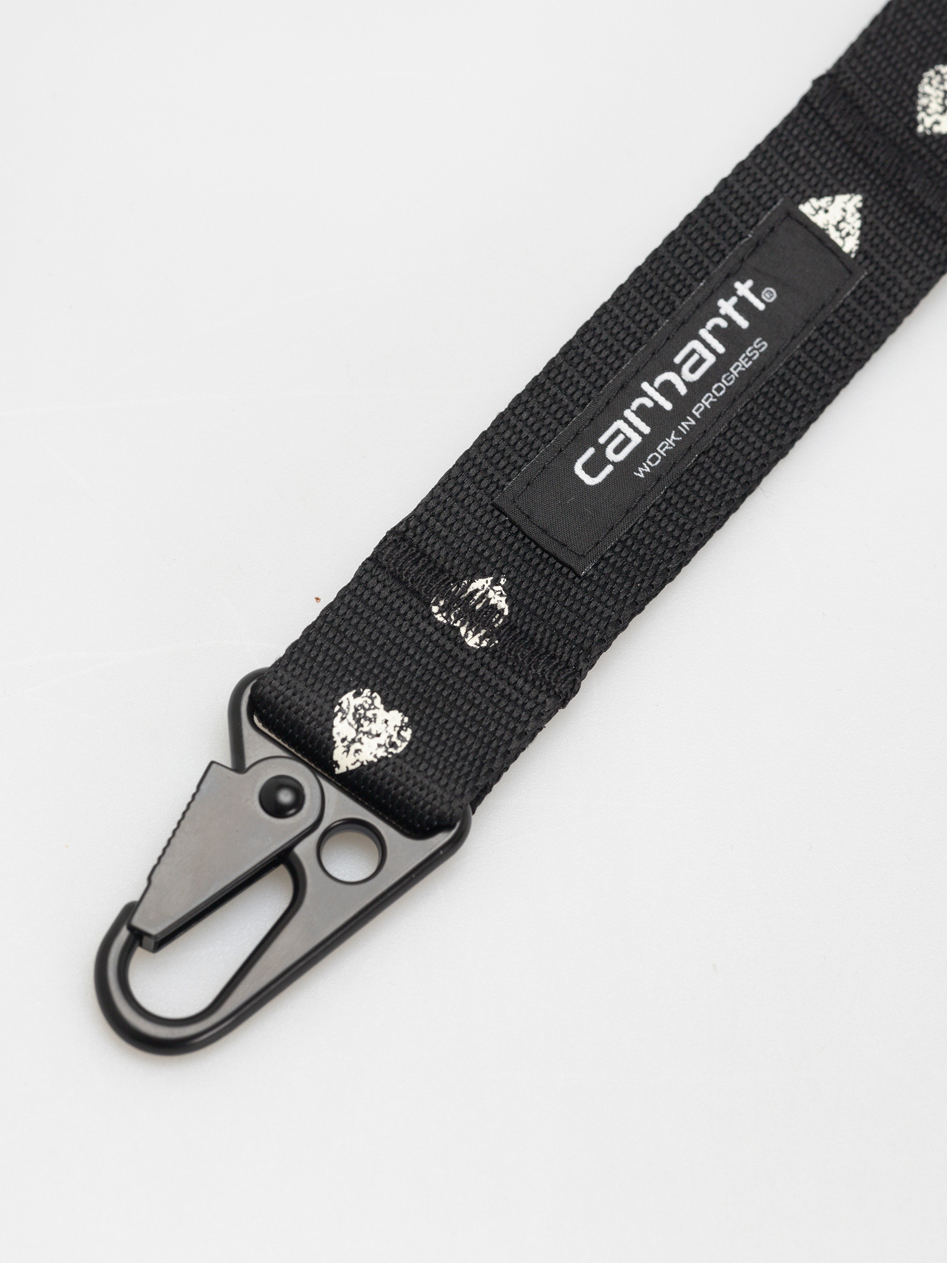 Kľúčenka Carhartt WIP Drewe Keychain (heart c pinstripe/black/natural)