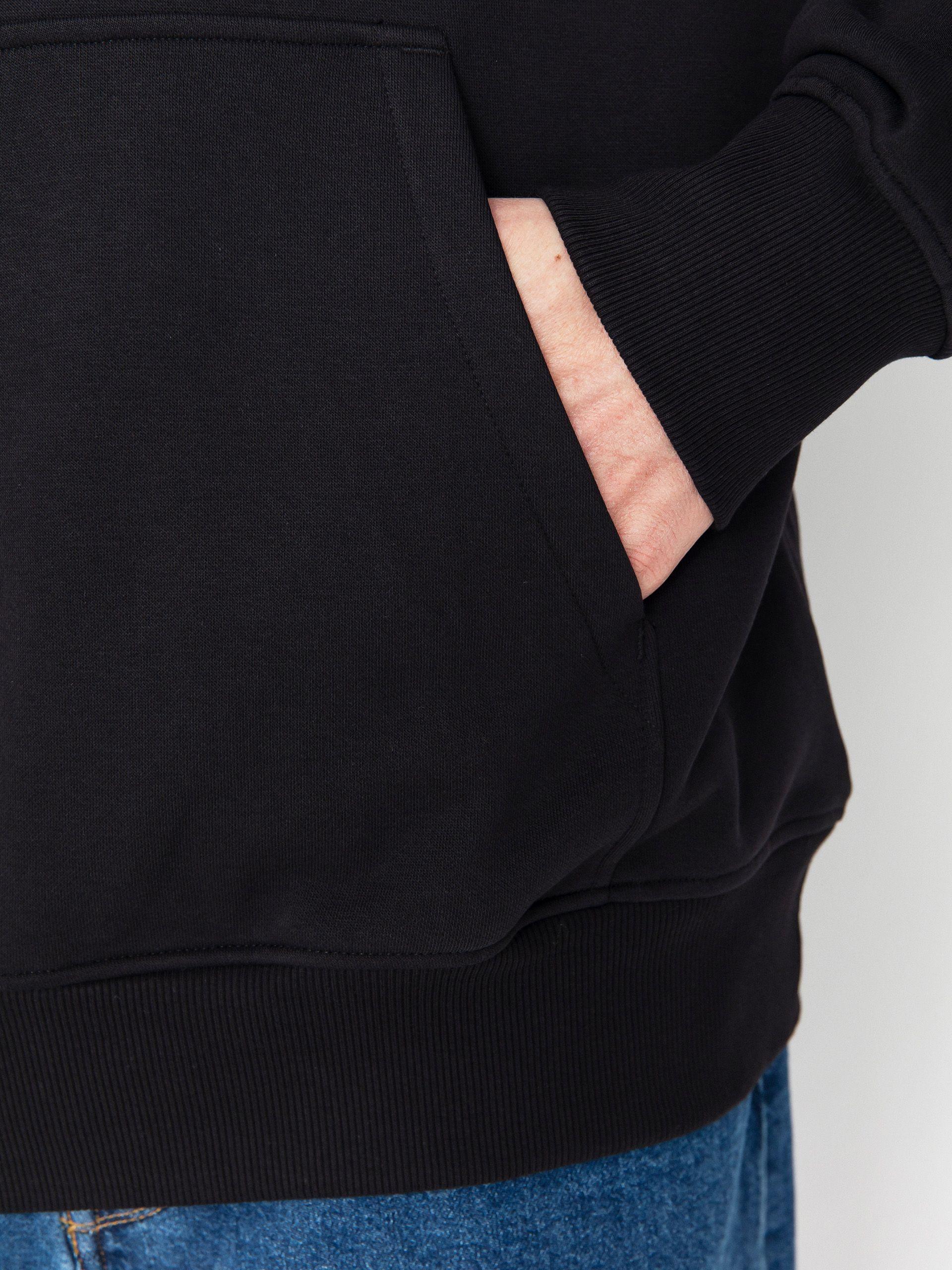 Mikina s kapucňou The North Face Raglan Box Nse Tailgrid Infill HD (tnf black/deep nori tra)