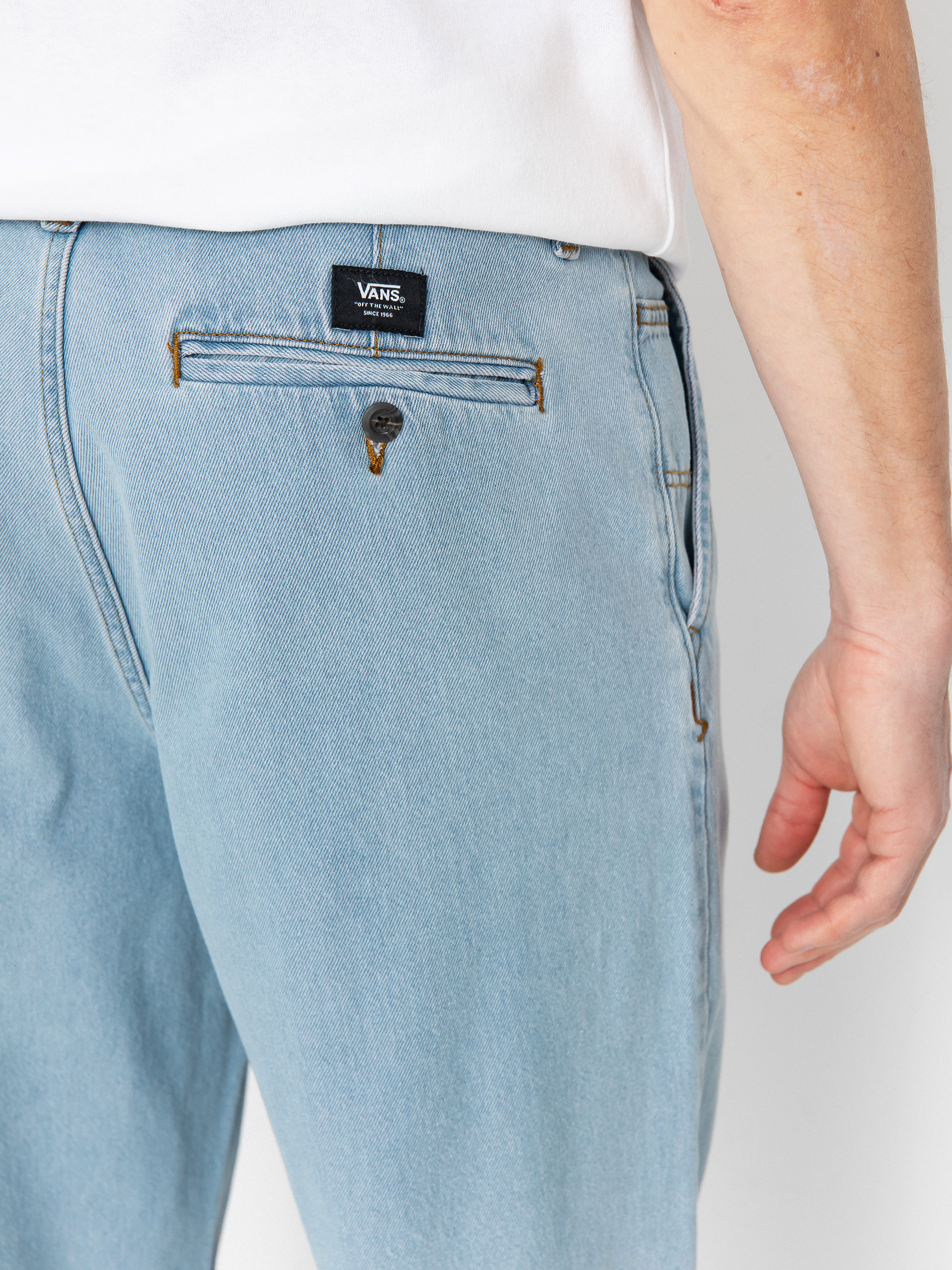 Nohavice Vans Authentic Chino Palmhill Loose Tapered (faded denim)