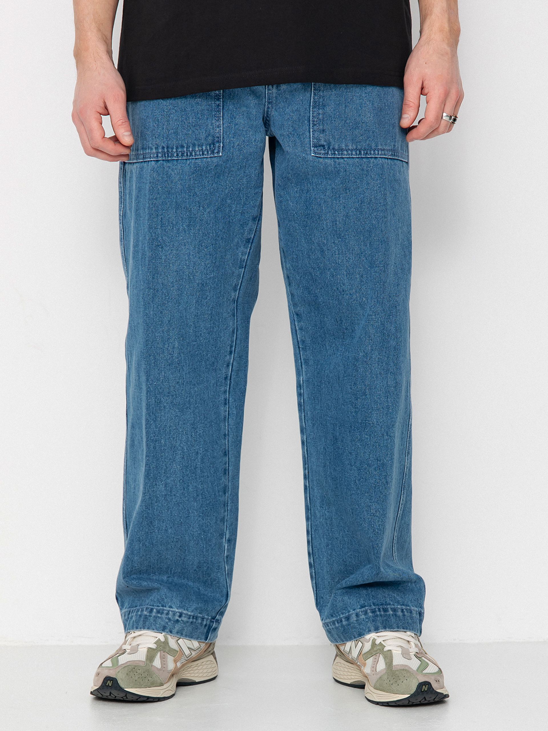 Nohavice OBEY Big Timer Utility Denim (light indigo)