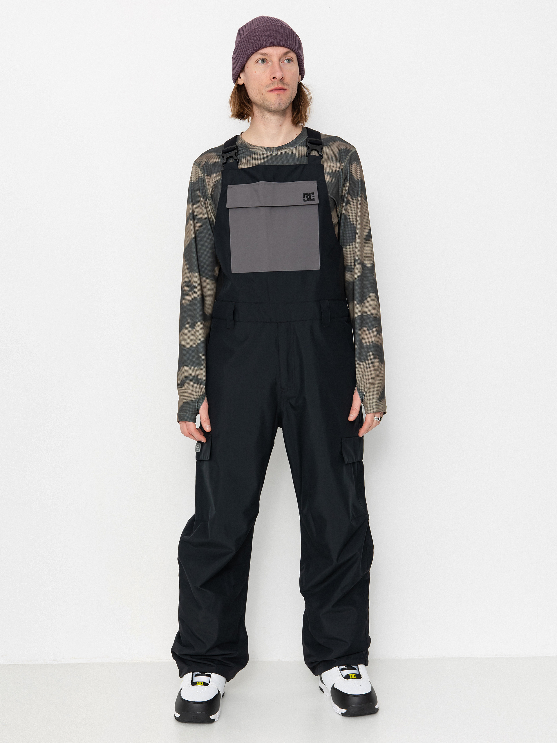 Pánske Snowboardové nohavice DC Docile Bib (black)
