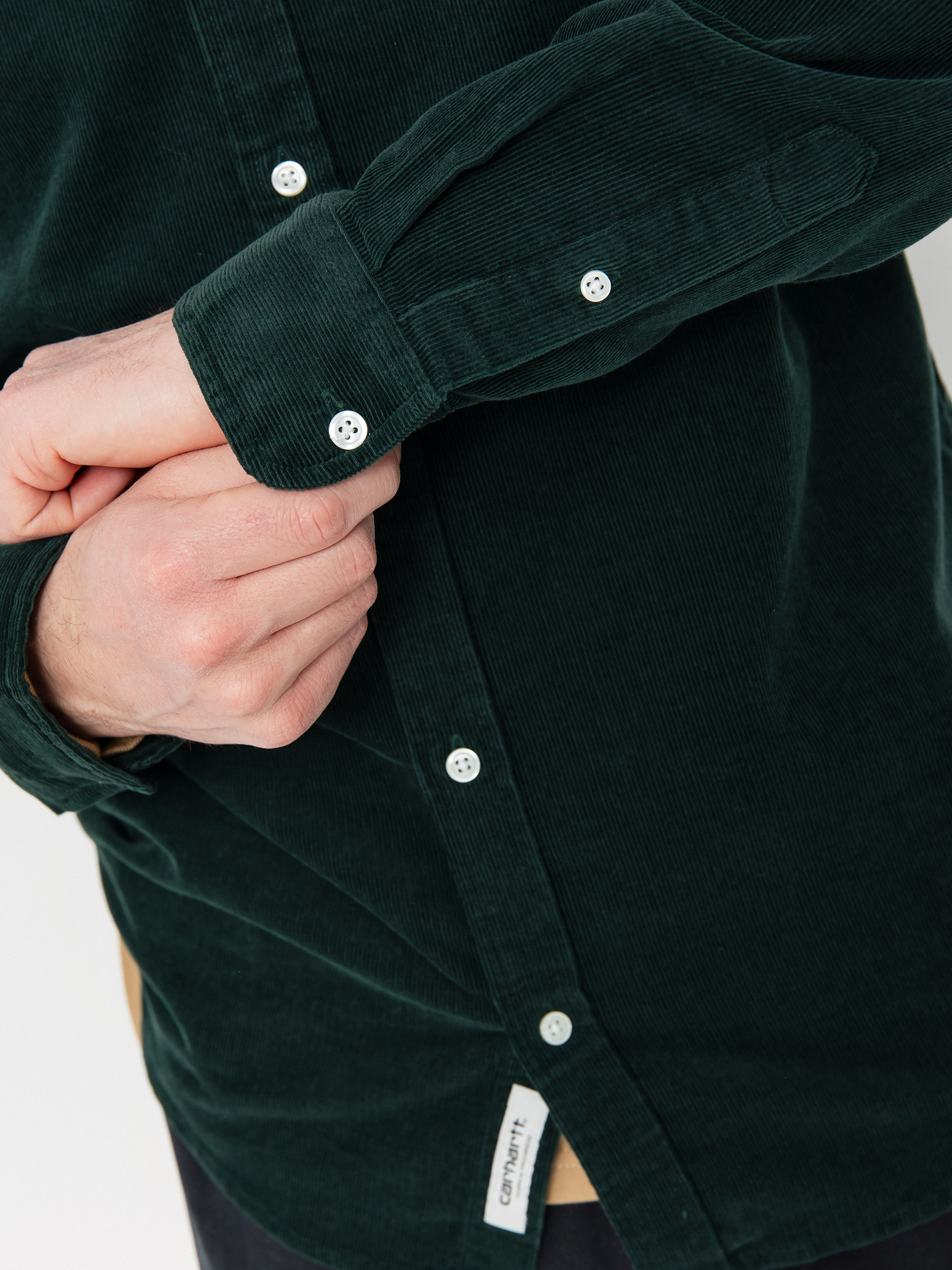 Košeľa Carhartt WIP Madison Fine Cord (conifer/wax)