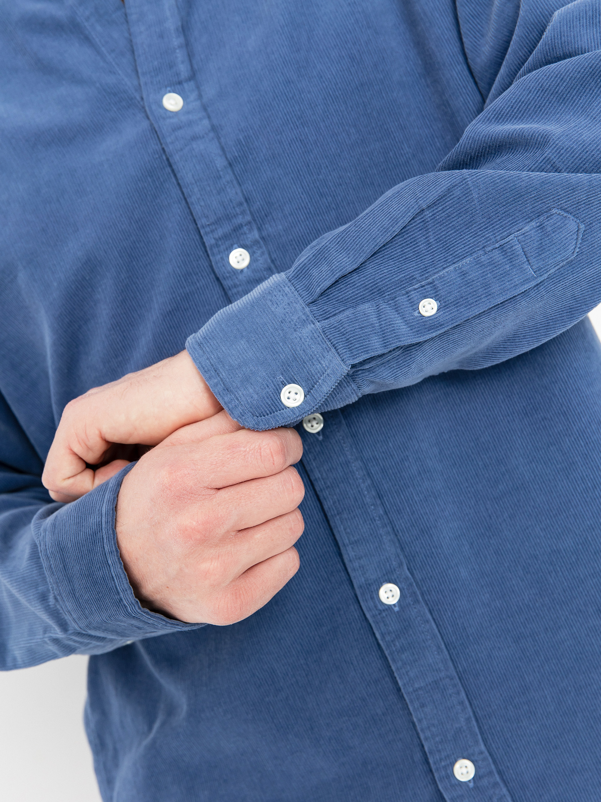 Košeľa Carhartt WIP Madison Fine Cord (blue iris/wax)