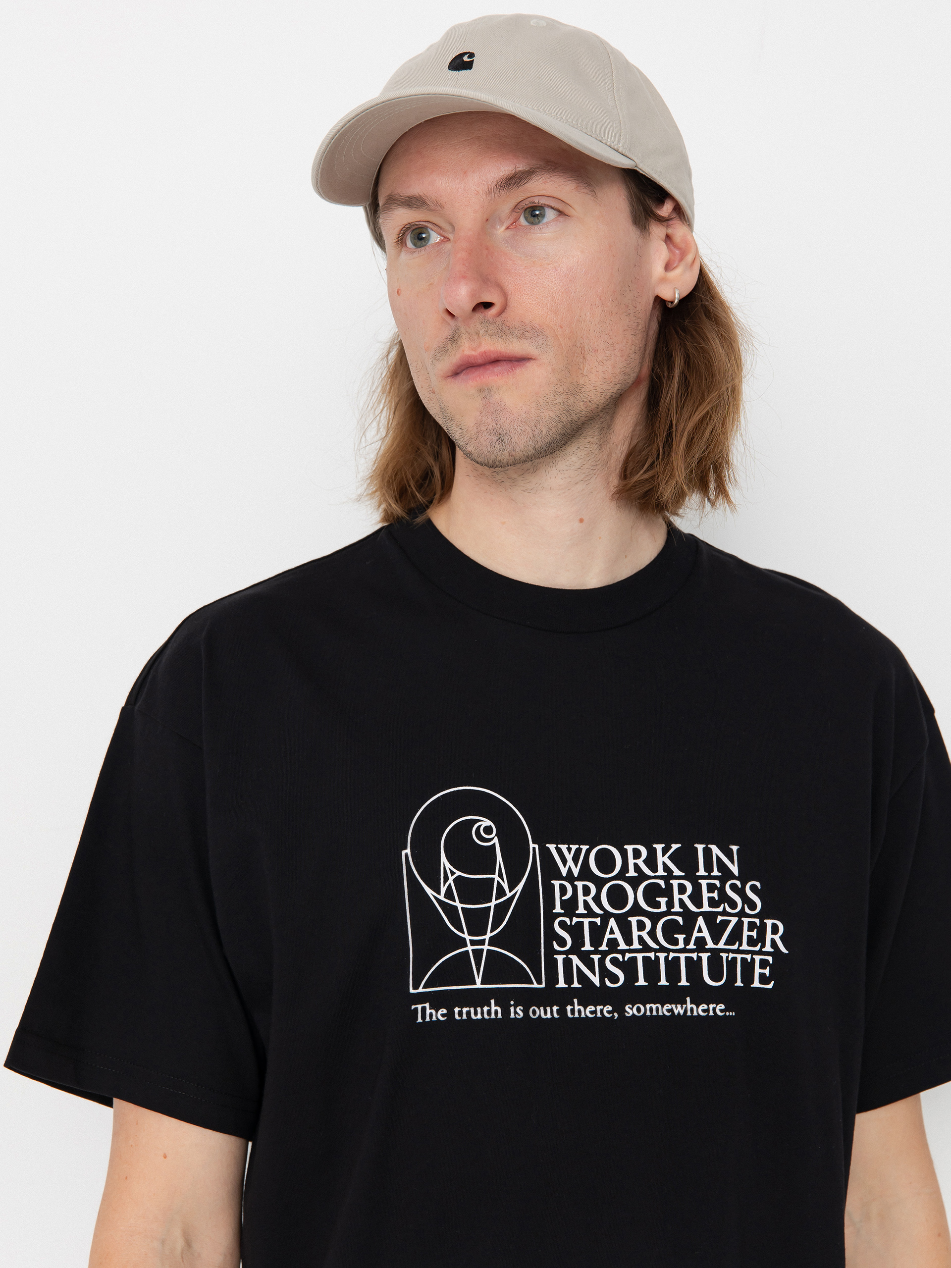 Tričko Carhartt WIP Stargazer (black/white)