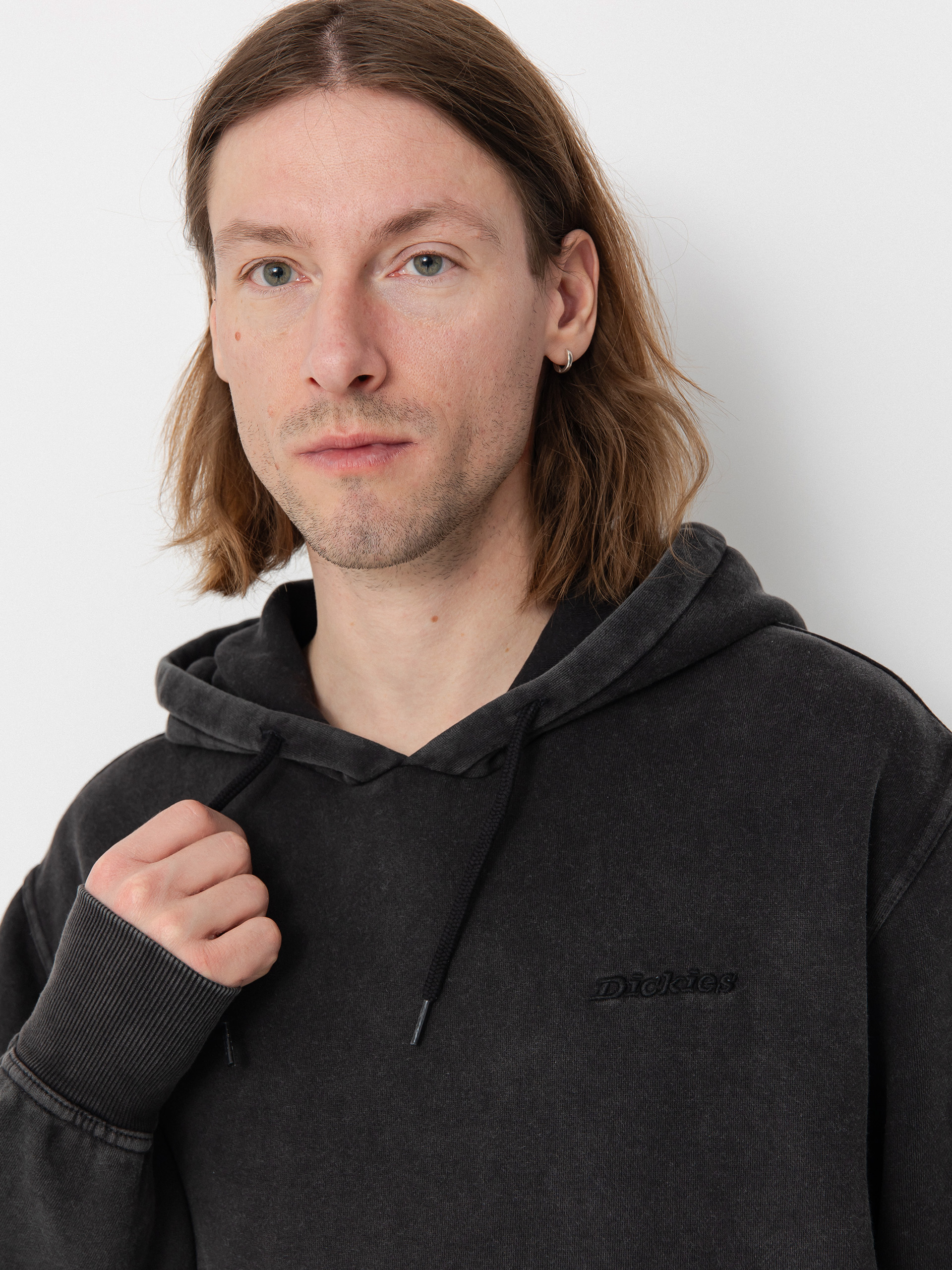 Mikina s kapucňou Dickies Plentywood HD (black)