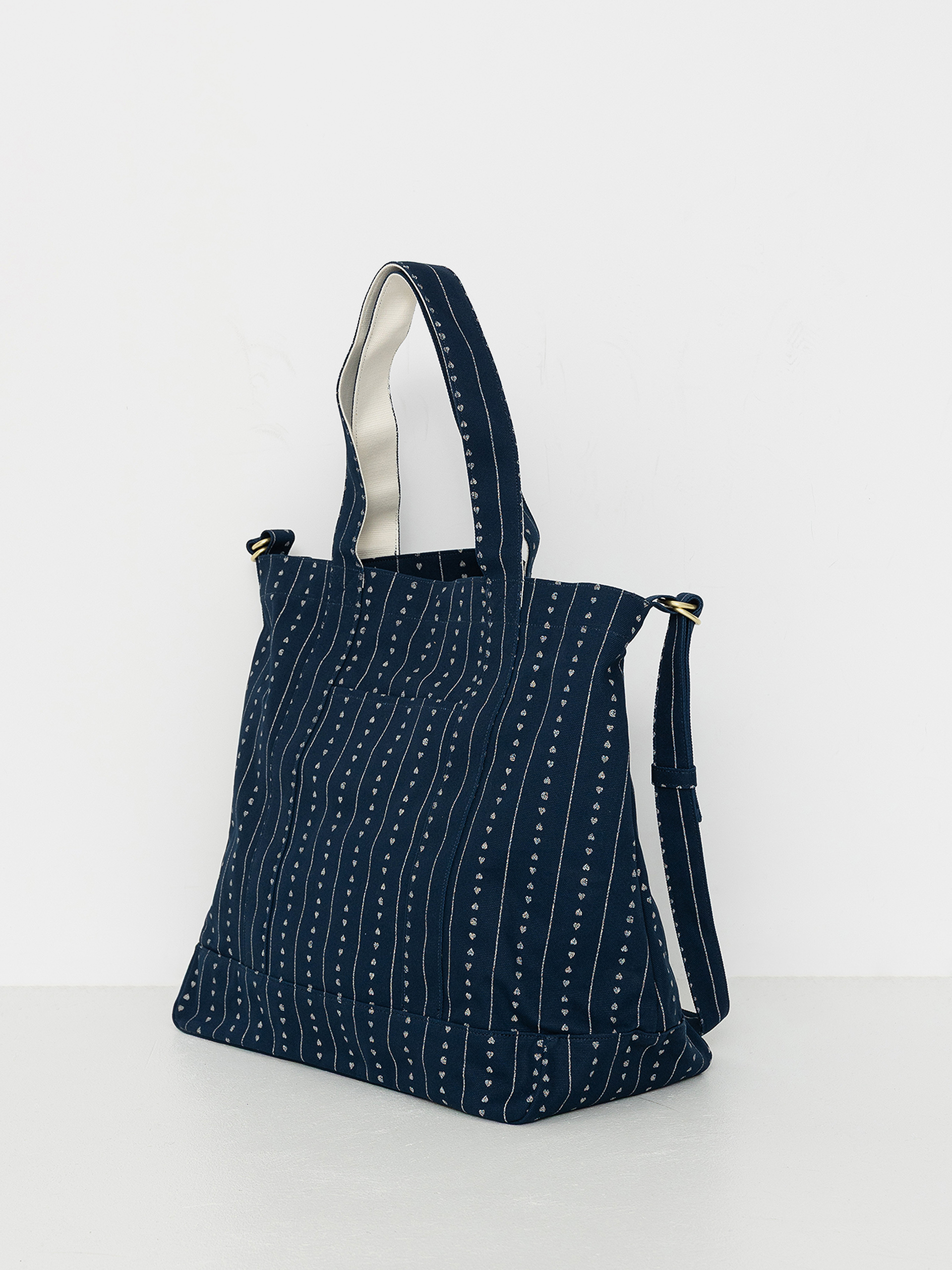 Taška Carhartt WIP Drewe Tote (heart c pinstripe/ink/natural)