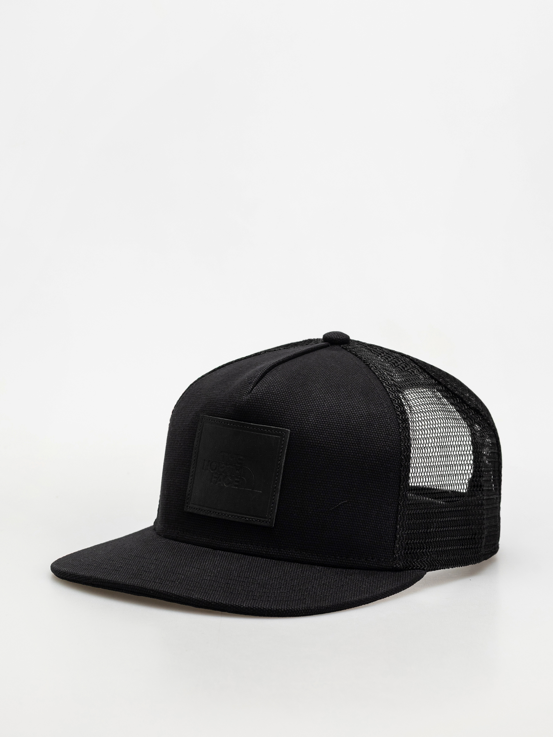 u0160iltovka The North Face Half Dome Trucker (tnf black/leather patch)