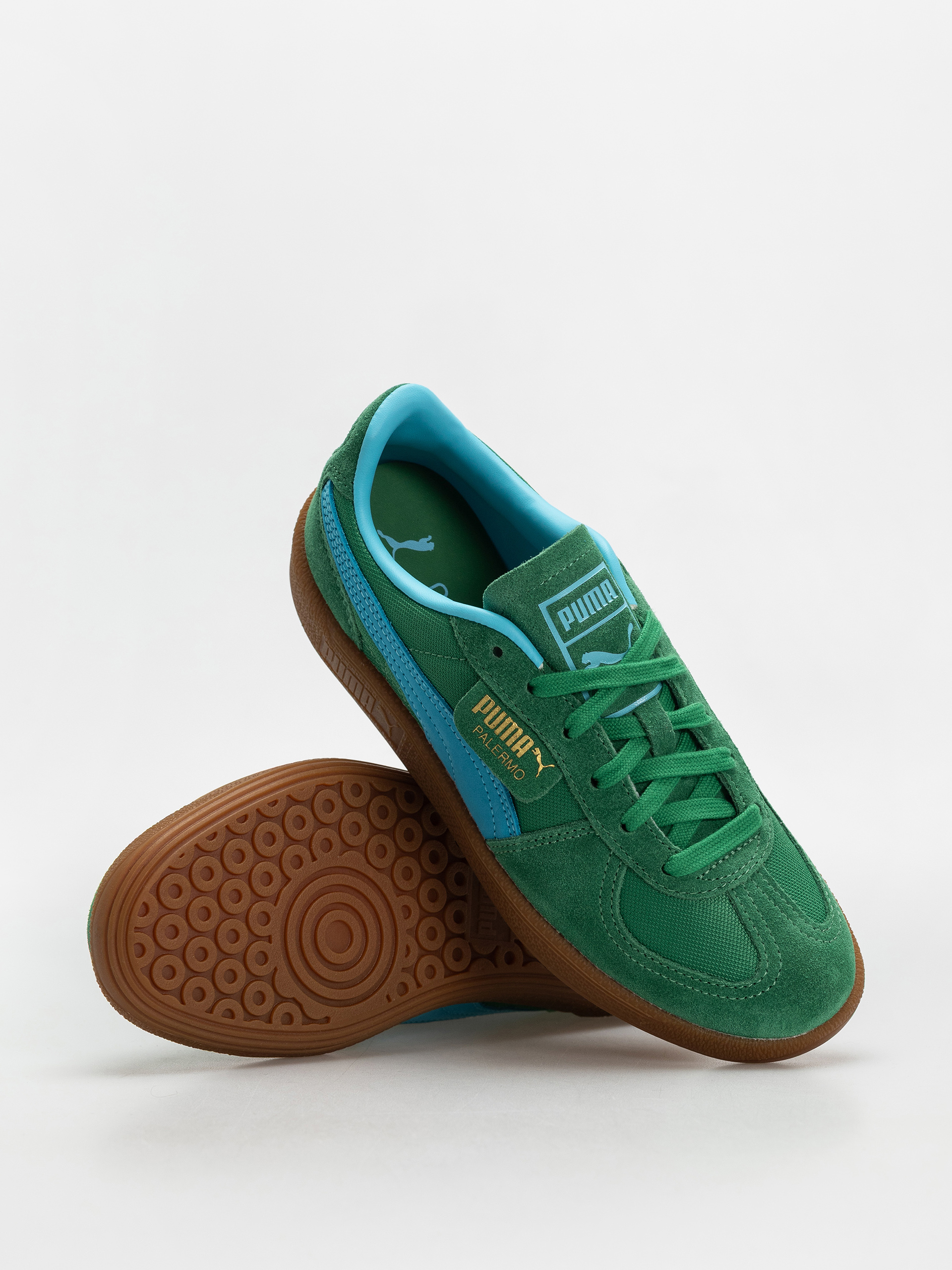 Topánky Puma Palermo Vintage Update (archive green bright aqua)
