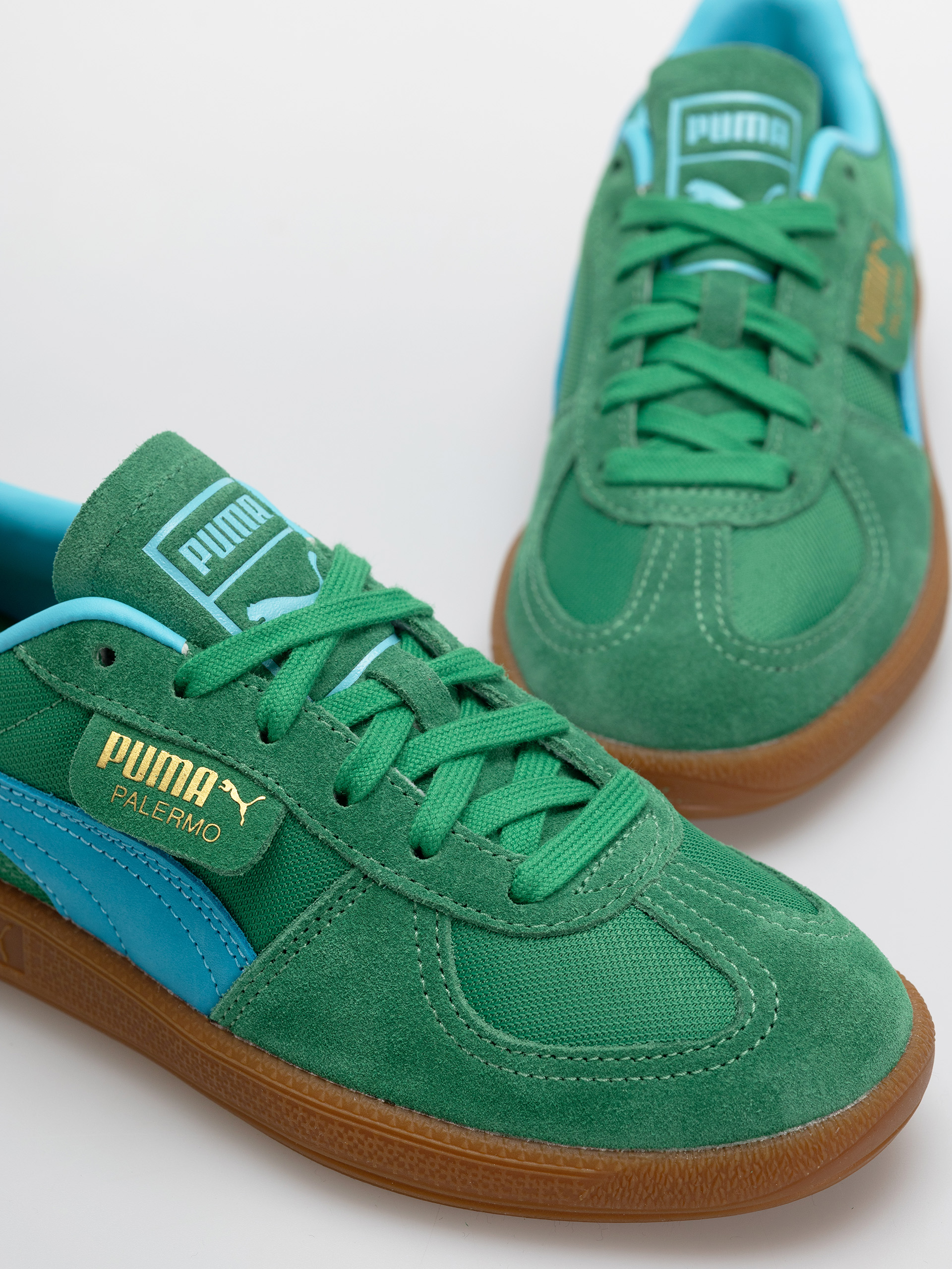 Topánky Puma Palermo Vintage Update (archive green bright aqua)