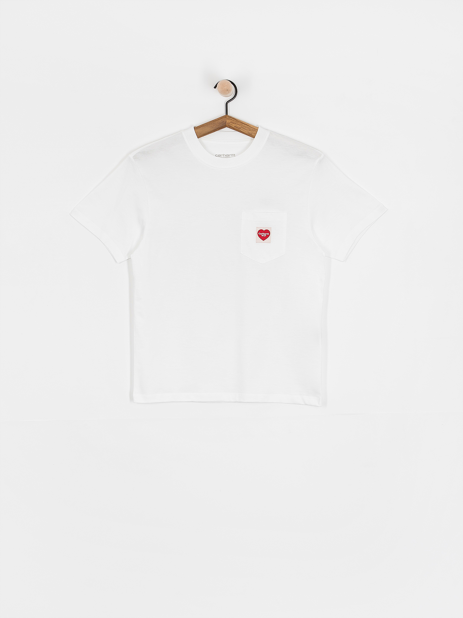 Triu010dko Carhartt WIP Pocket Heart Wmn (white/red)