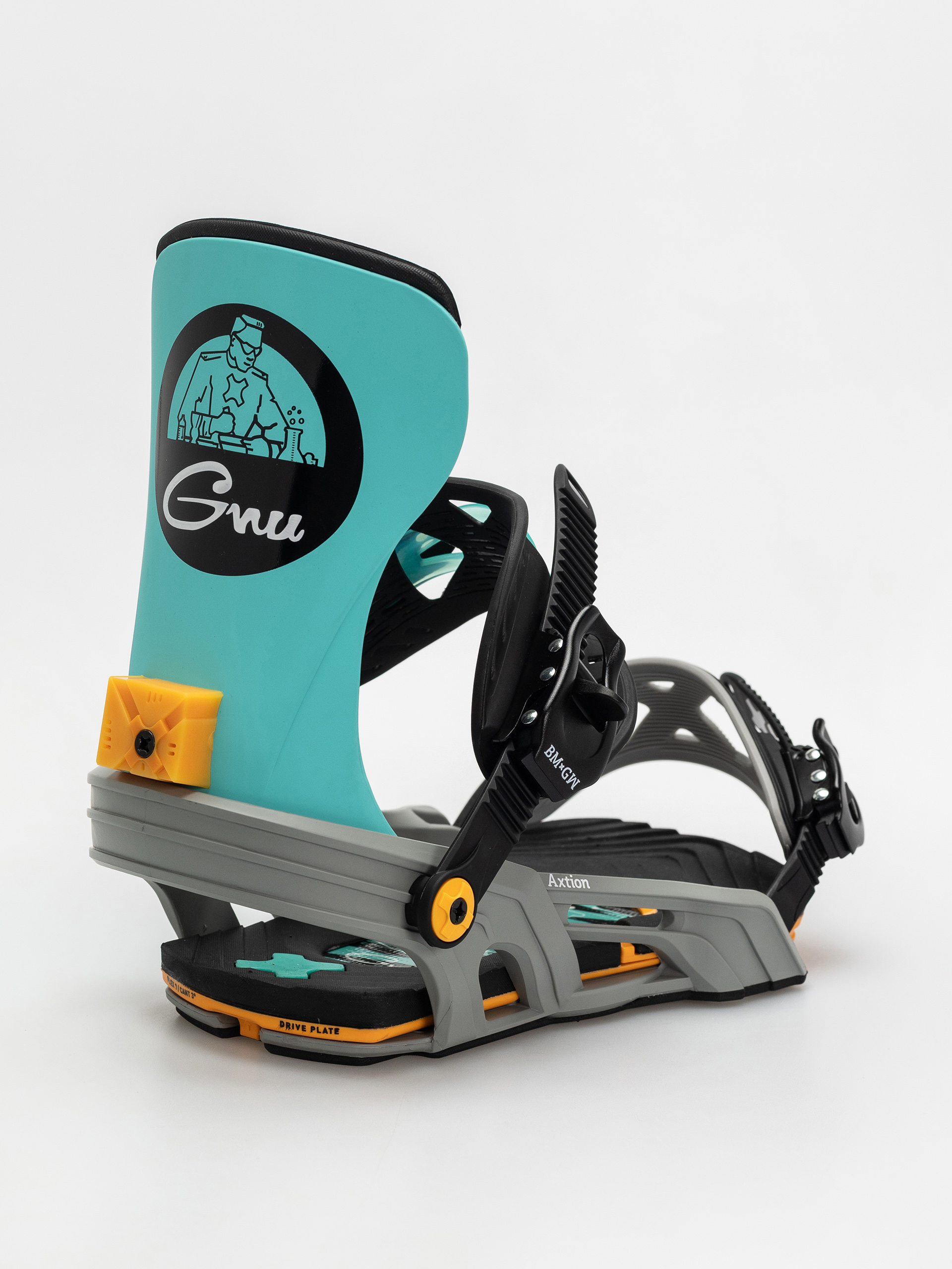 Pánske Snowboardové viazanie Bent Metal Axtion (grey/green)