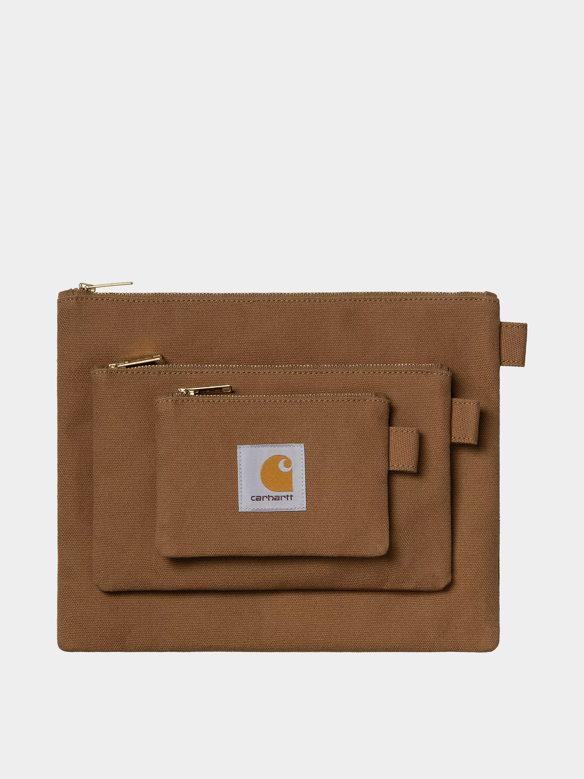 Pozostałe Carhartt WIP Canvas Pouch Set (hamilton brown)
