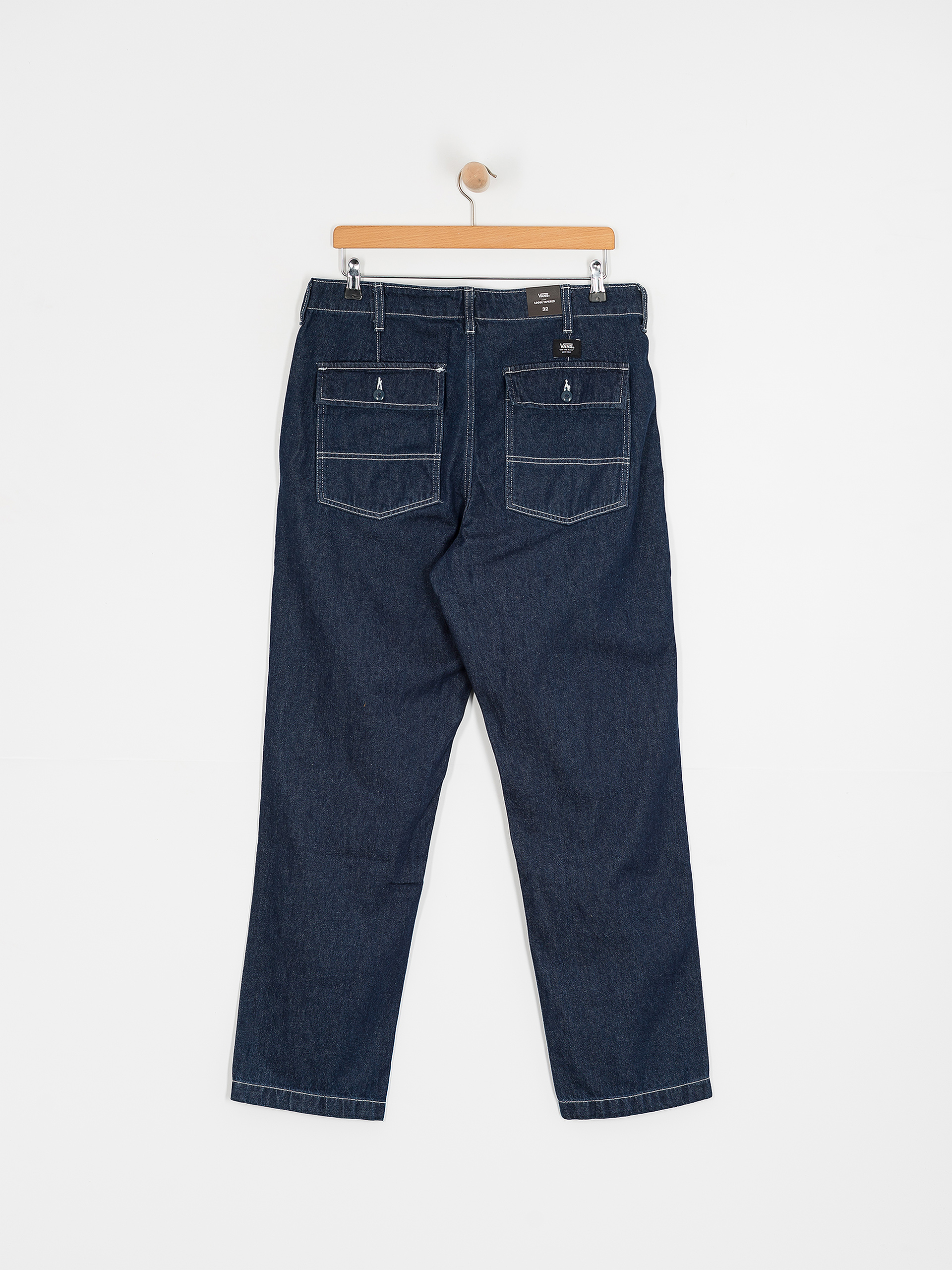 Nohavice Vans Fatigue Loose Tapered Denim (dark denim)