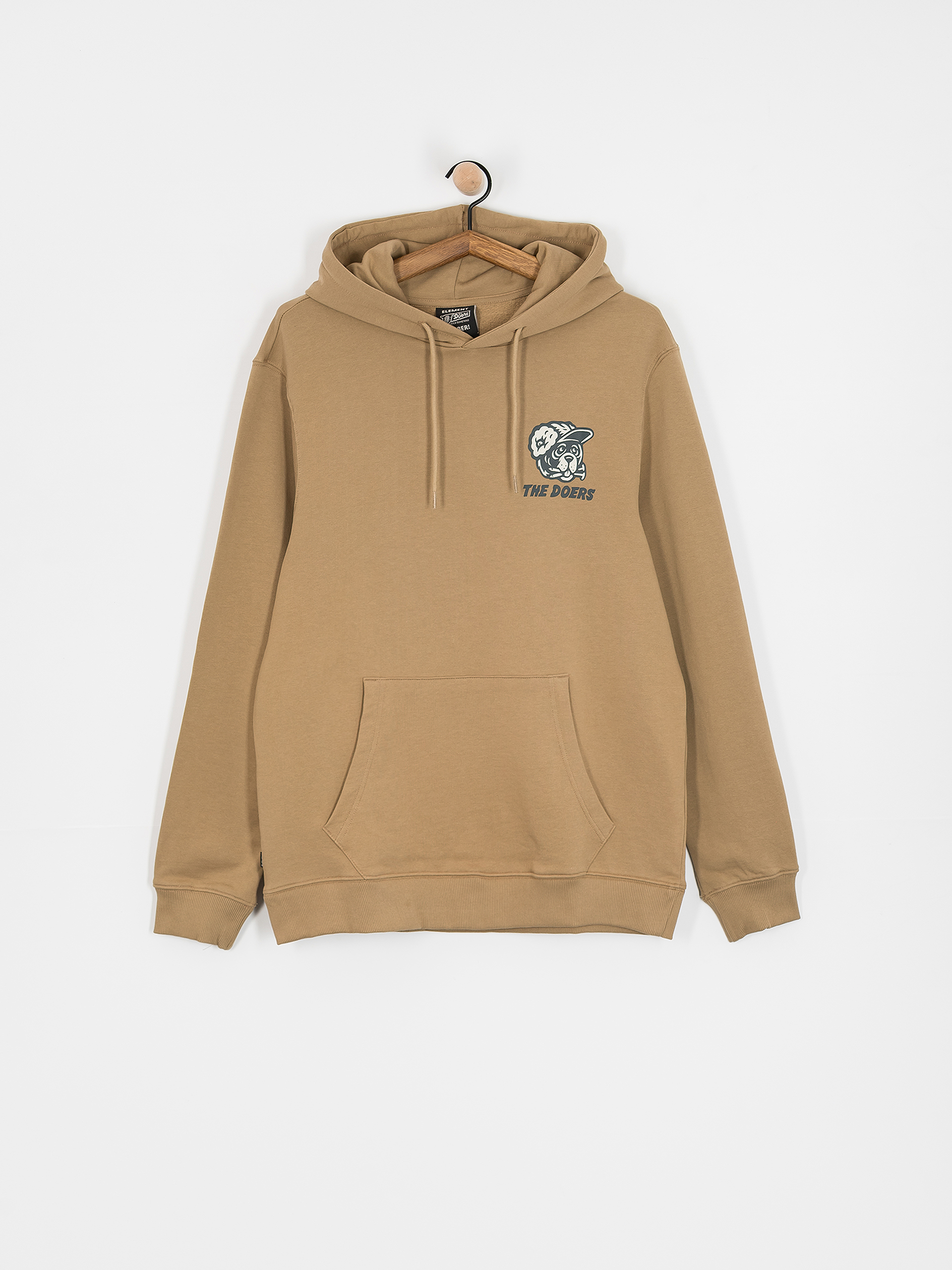 Mikina s kapucňou Element Timber Builder HD (khaki)