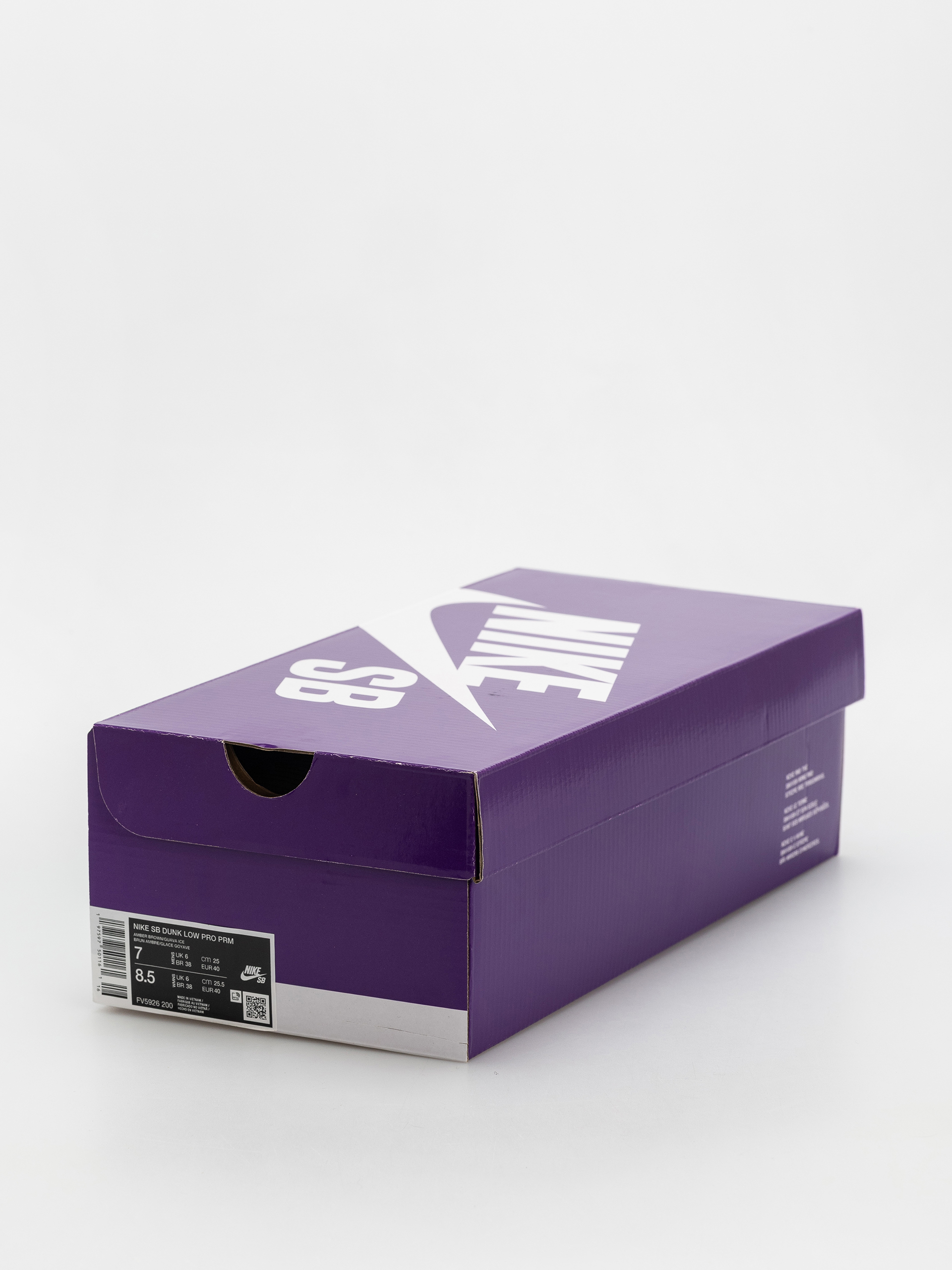 Topánky Nike SB Dunk Low Pro Prm (amber brown/guava ice crimson tint hemp)