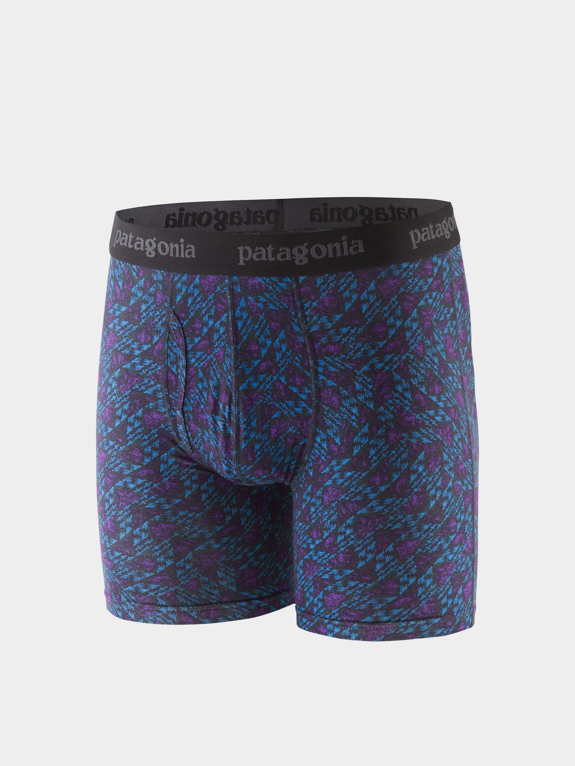 Spodné prádlo Patagonia Essential Boxer Briefs 6in (synched flight/pitch blue)