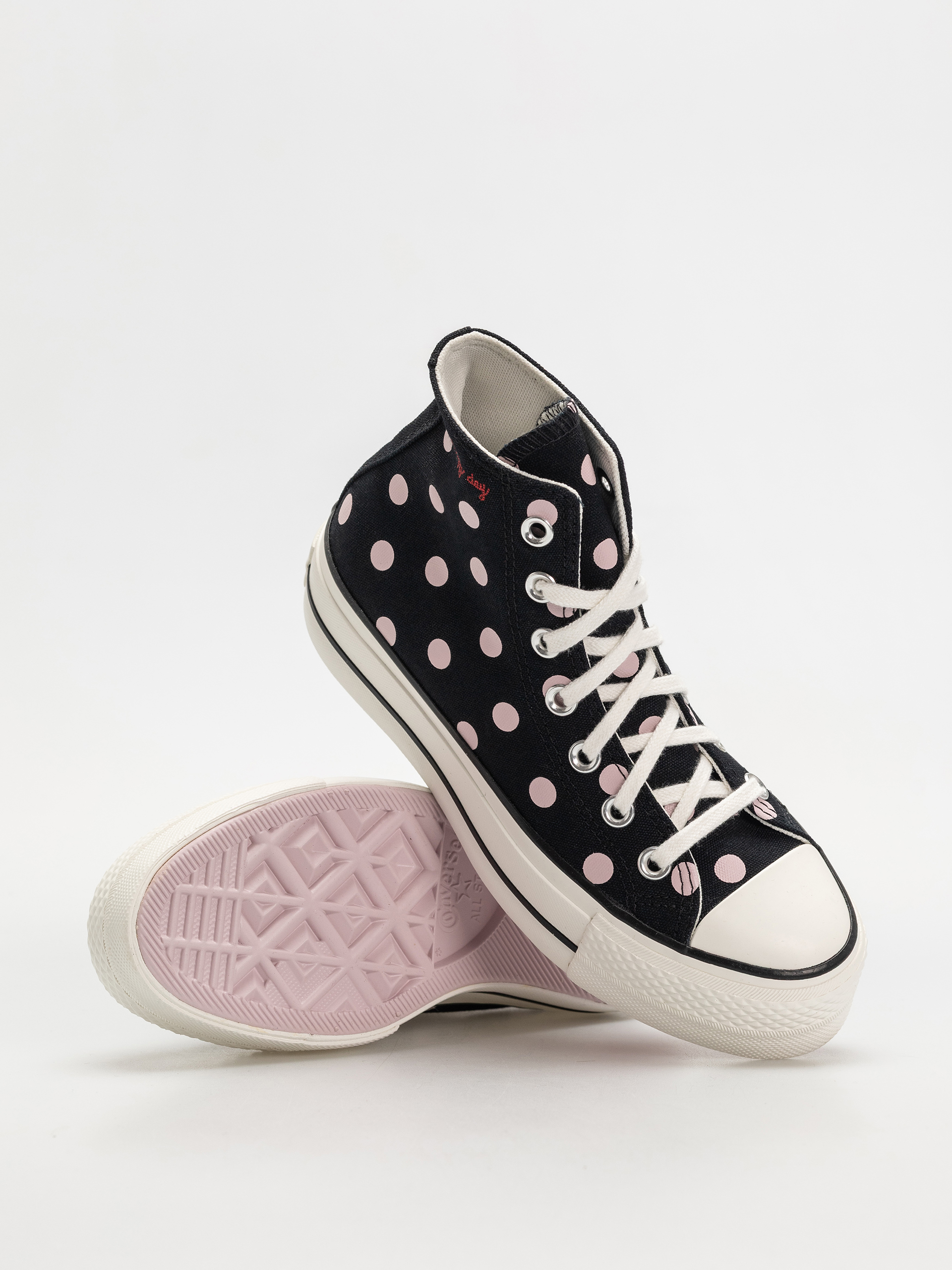 Tenisky Converse Chuck Taylor All Star Lift Hi Wmn (black/summit pink/egret)
