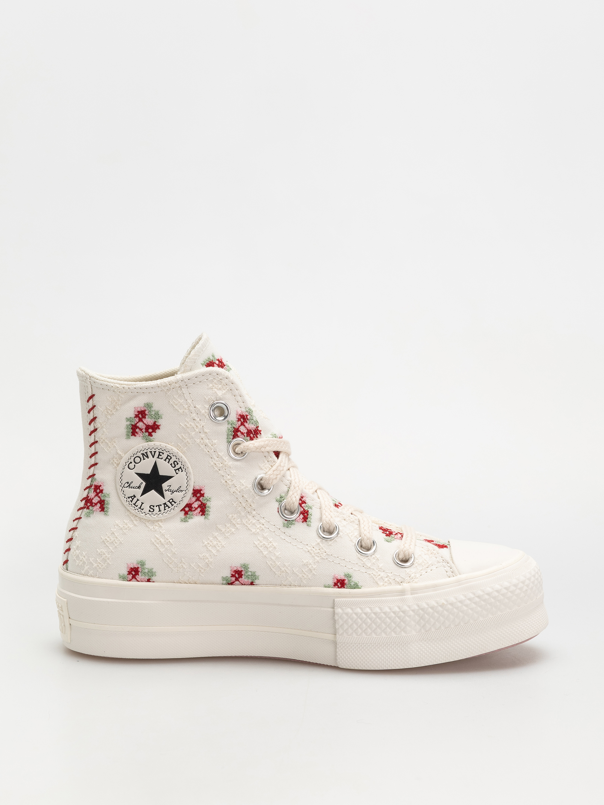 Tenisky Converse Chuck Taylor All Star Lift Hi Wmn (vintage white/horizon pink)