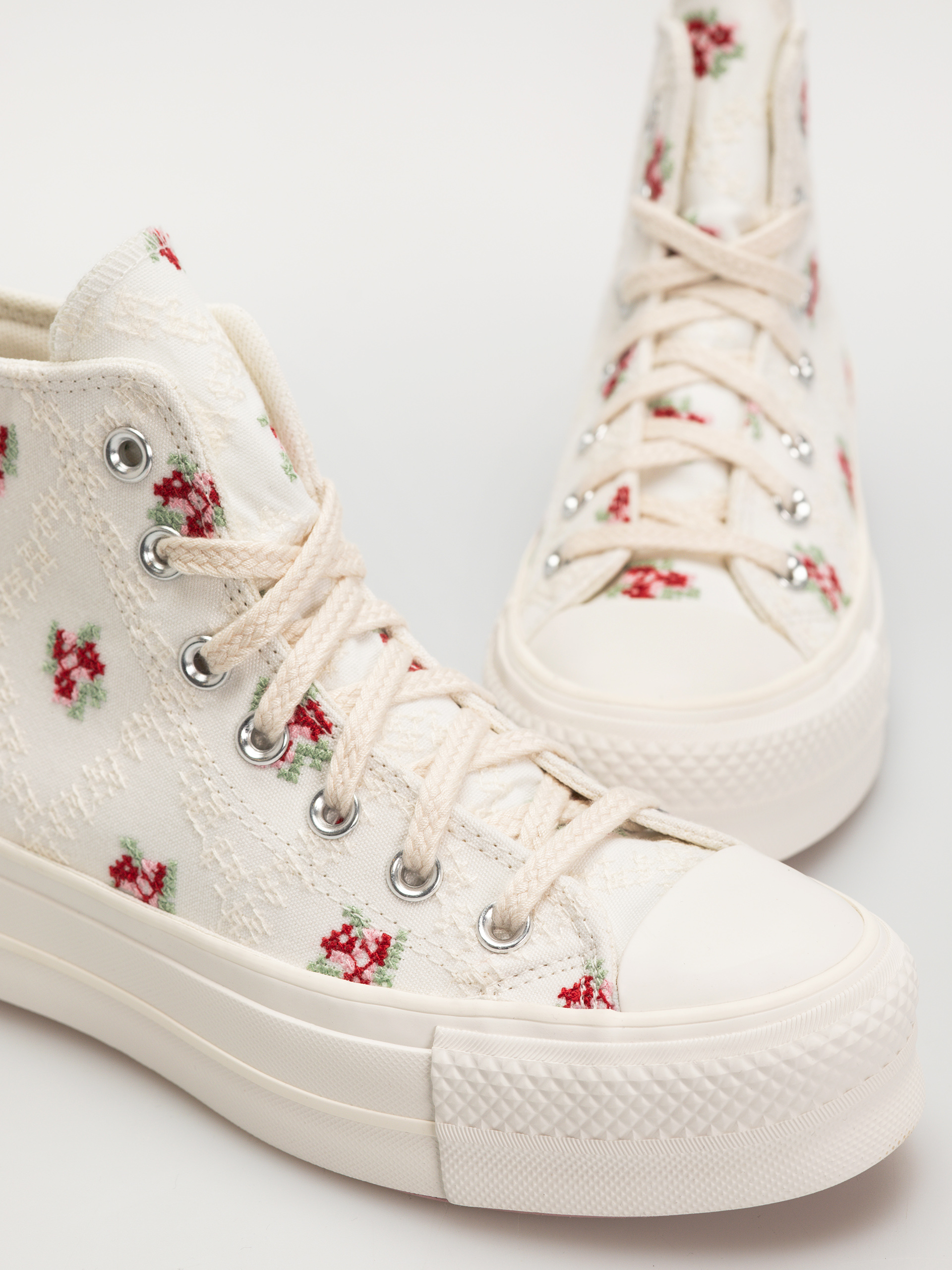 Tenisky Converse Chuck Taylor All Star Lift Hi Wmn (vintage white/horizon pink)