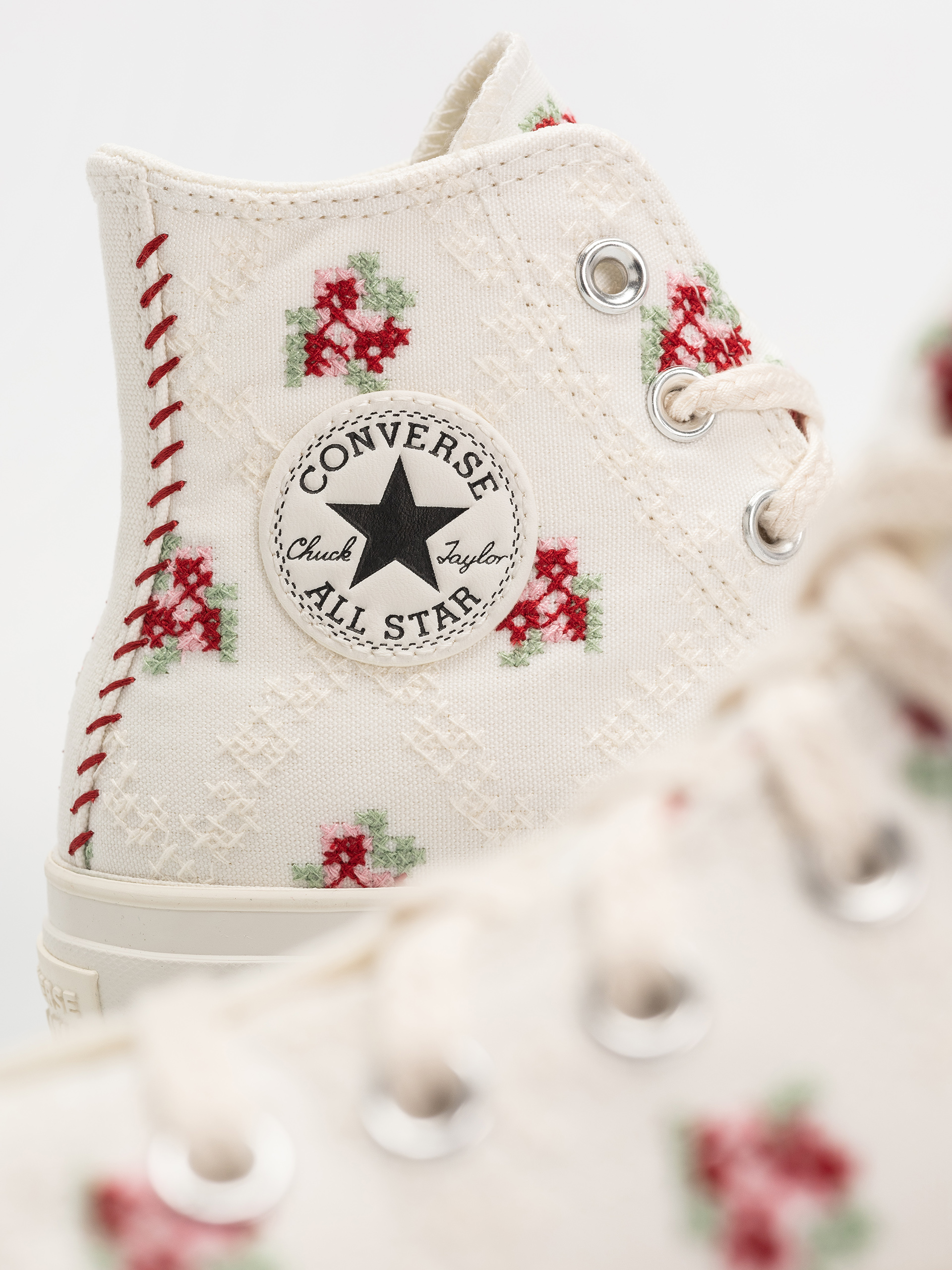 Tenisky Converse Chuck Taylor All Star Lift Hi Wmn (vintage white/horizon pink)