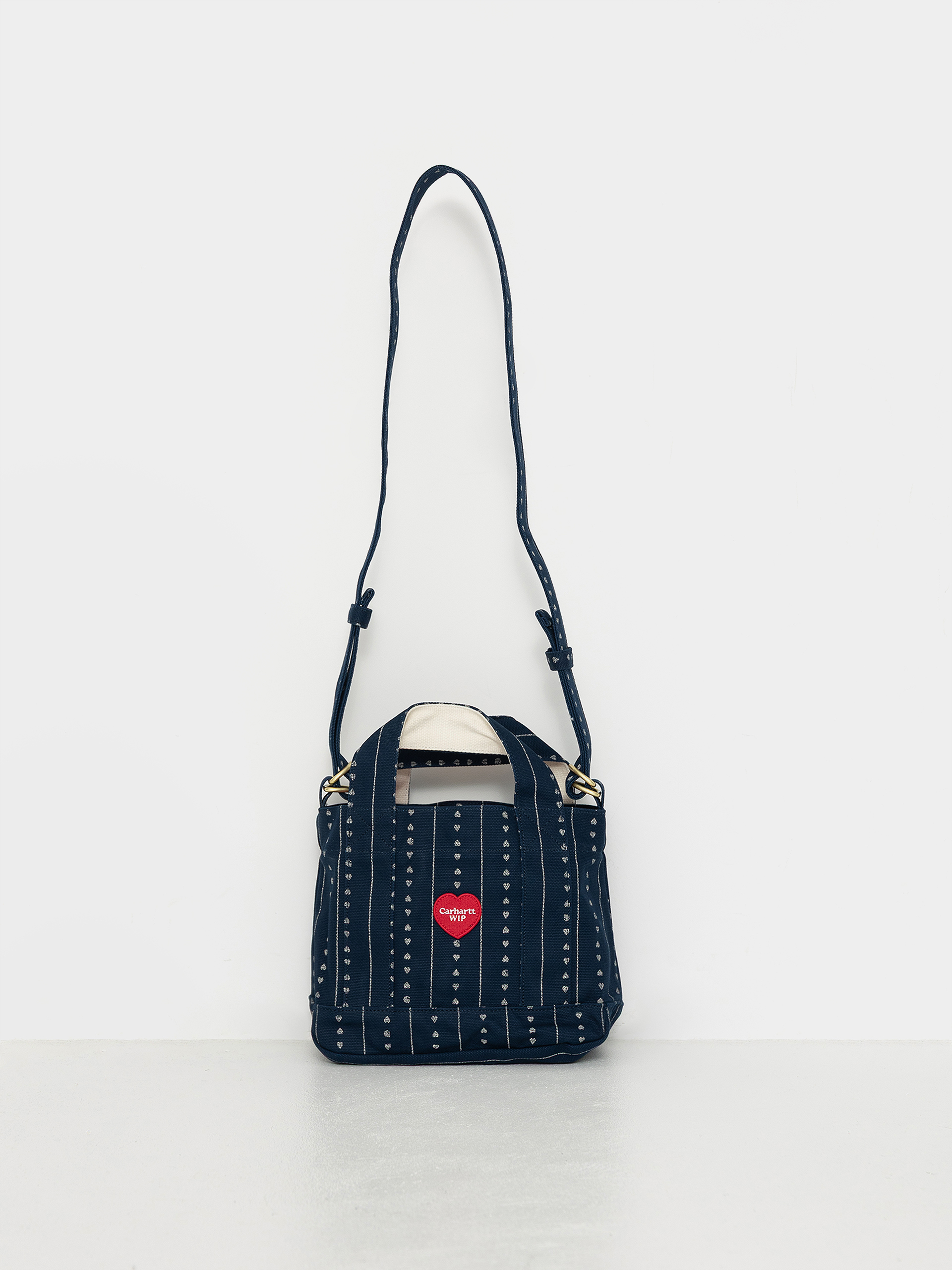Kabelka Carhartt WIP Drewe Small (heart c pinstripe/ink/natural)