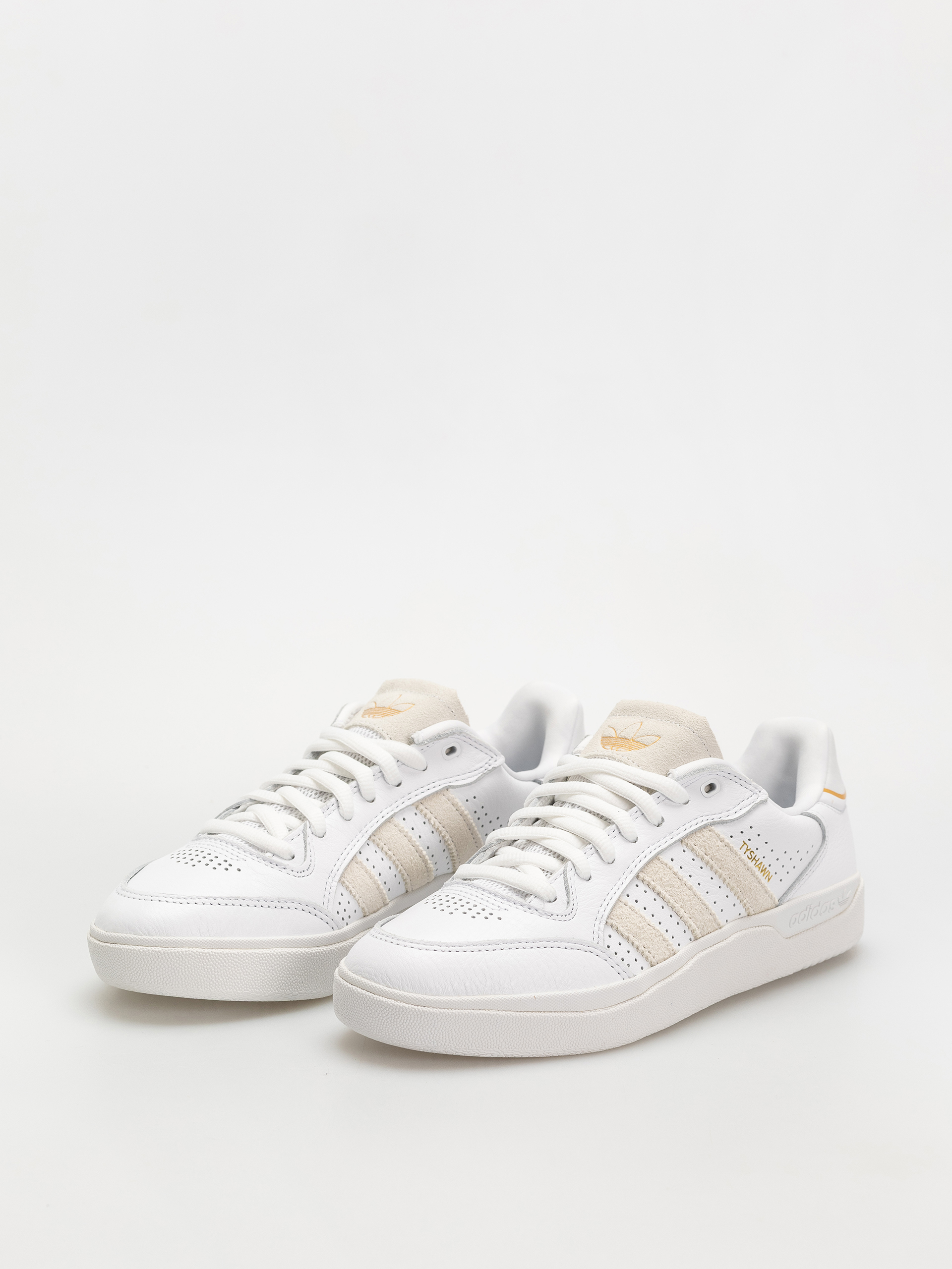 Topánky adidas Tyshawn Low (ftwwht/ftwwht/goldmt)