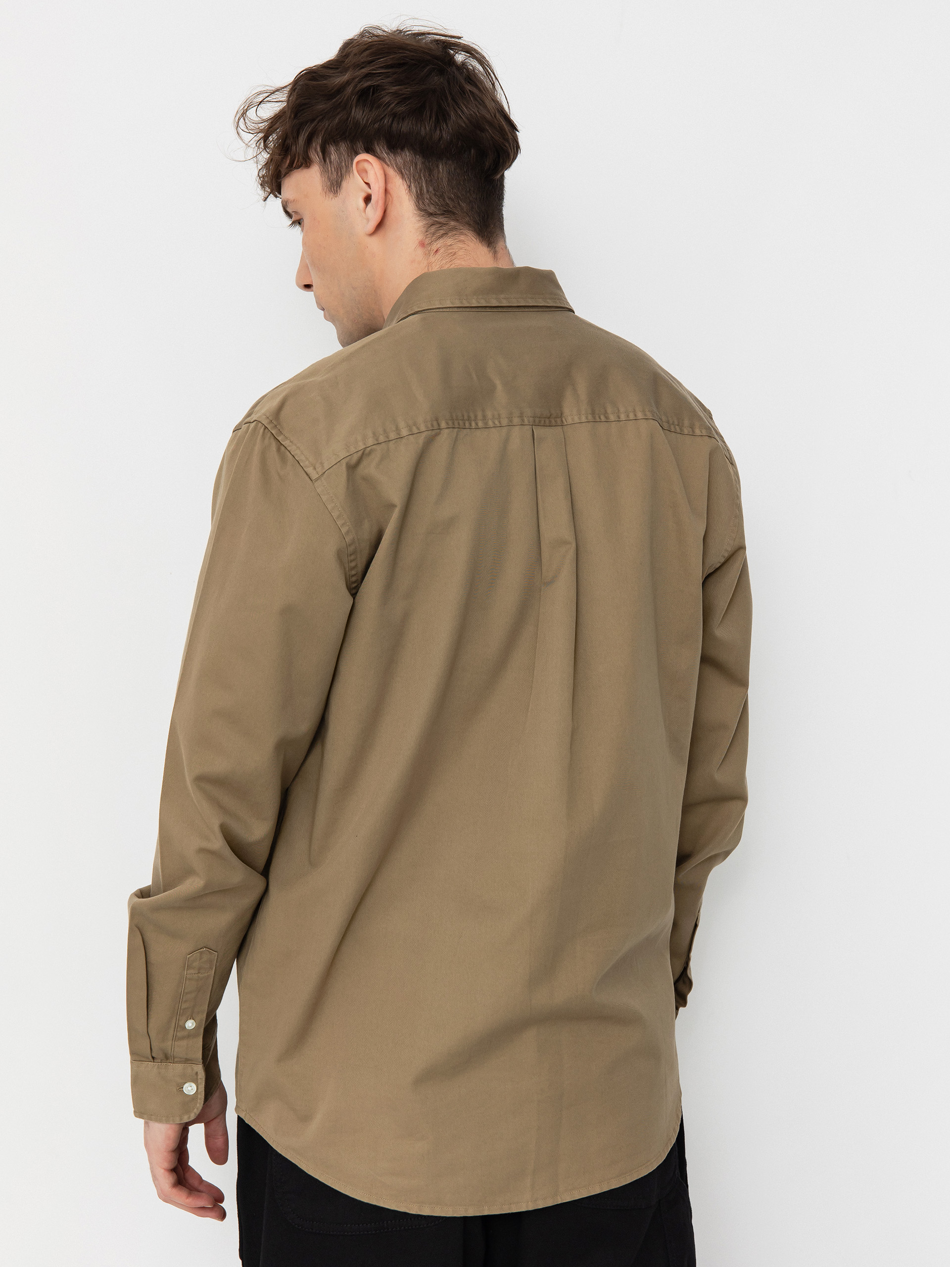 Košeľa Carhartt WIP Madison (leather/white)