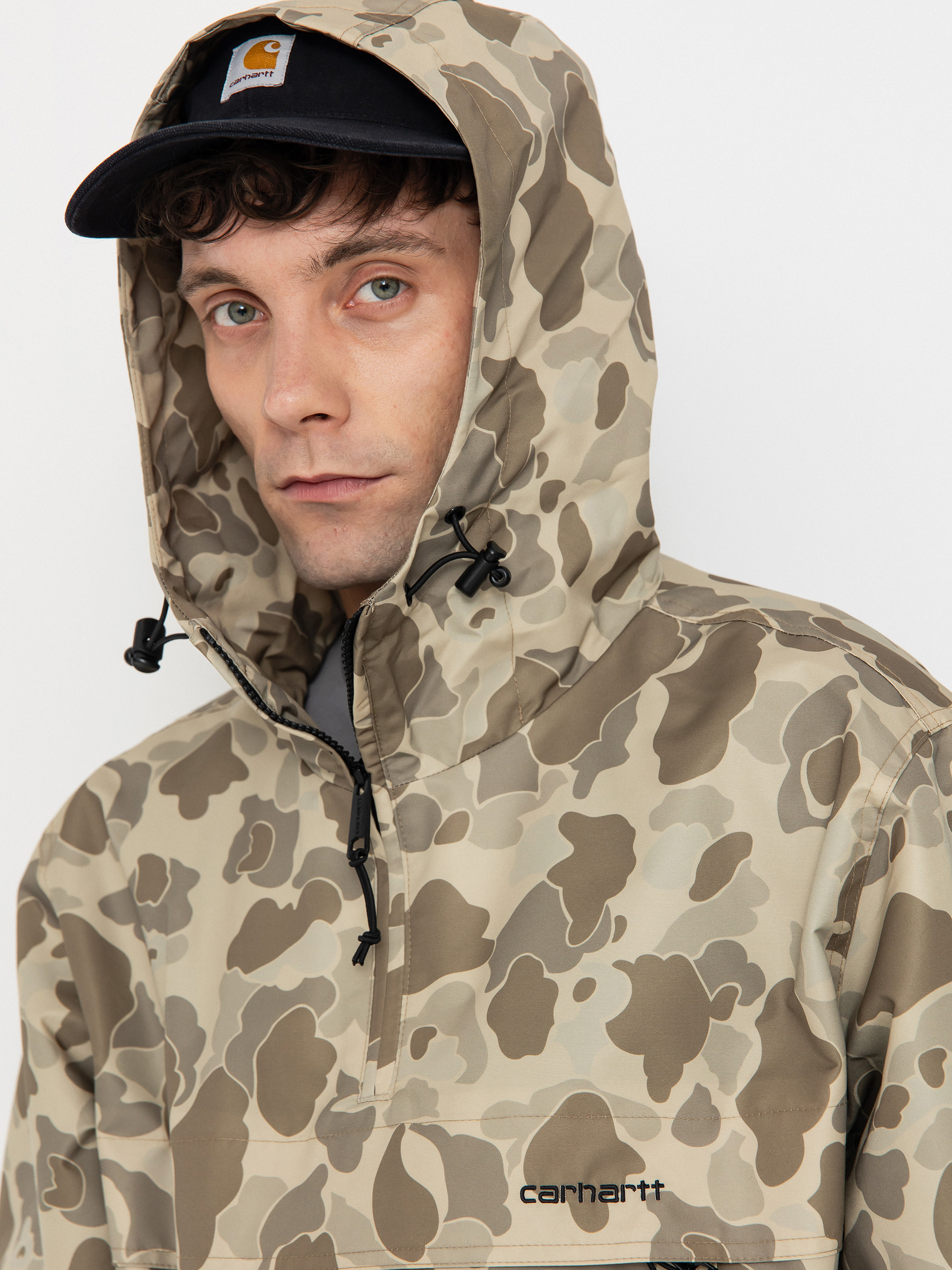 Bunda Carhartt WIP Windbreaker (camo duck/desert/black)