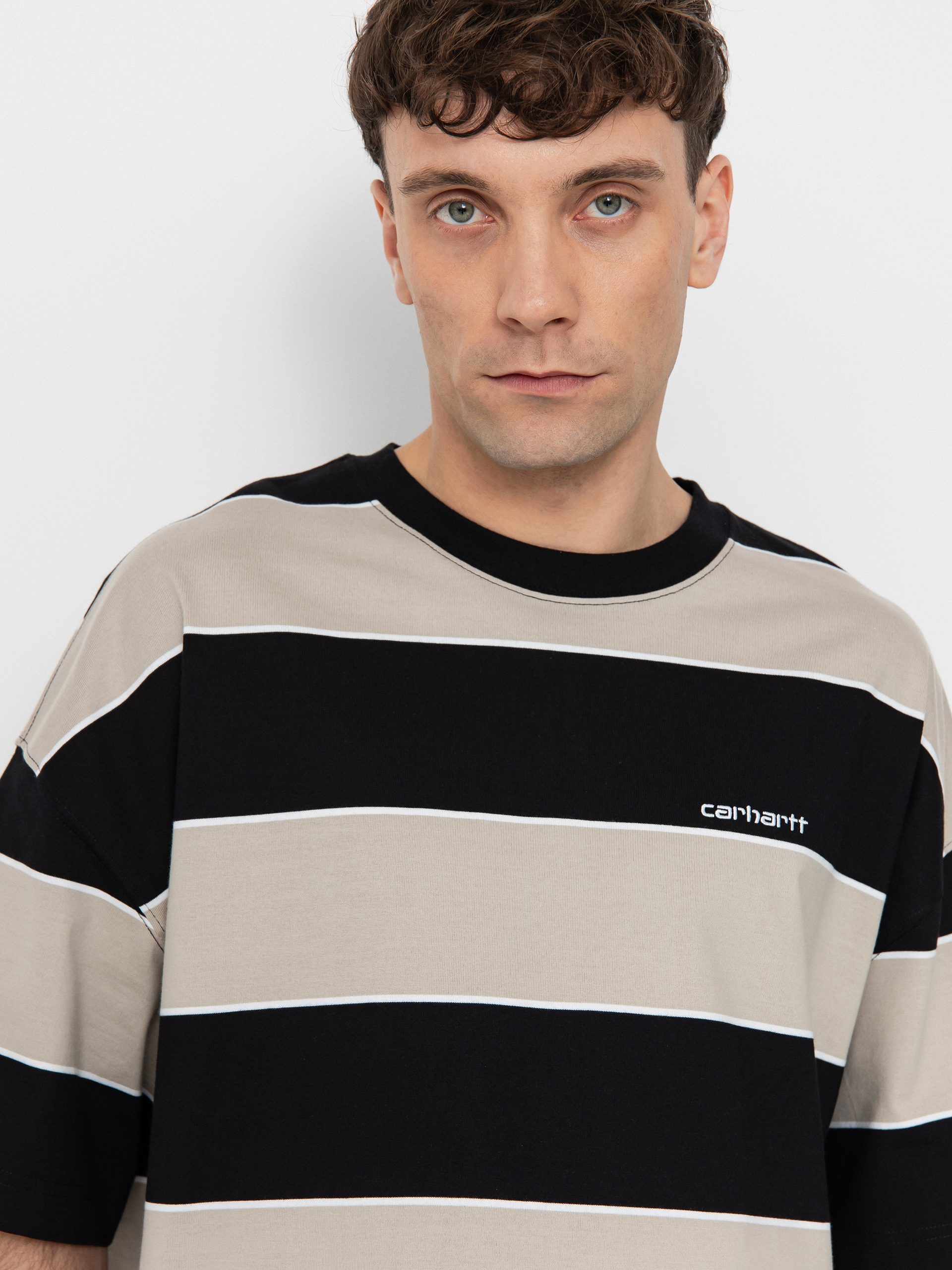 Tričko Carhartt WIP Quinby (quinby stripe/black)