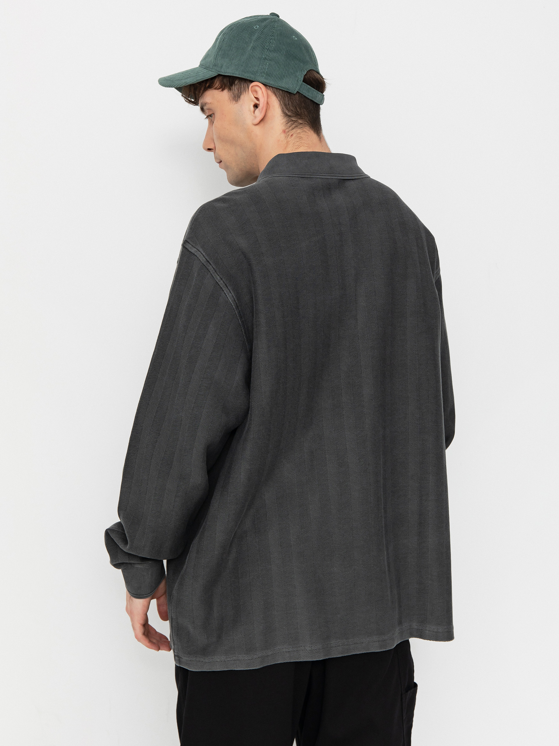 Košeľa Carhartt WIP Morrison Rugby (black)