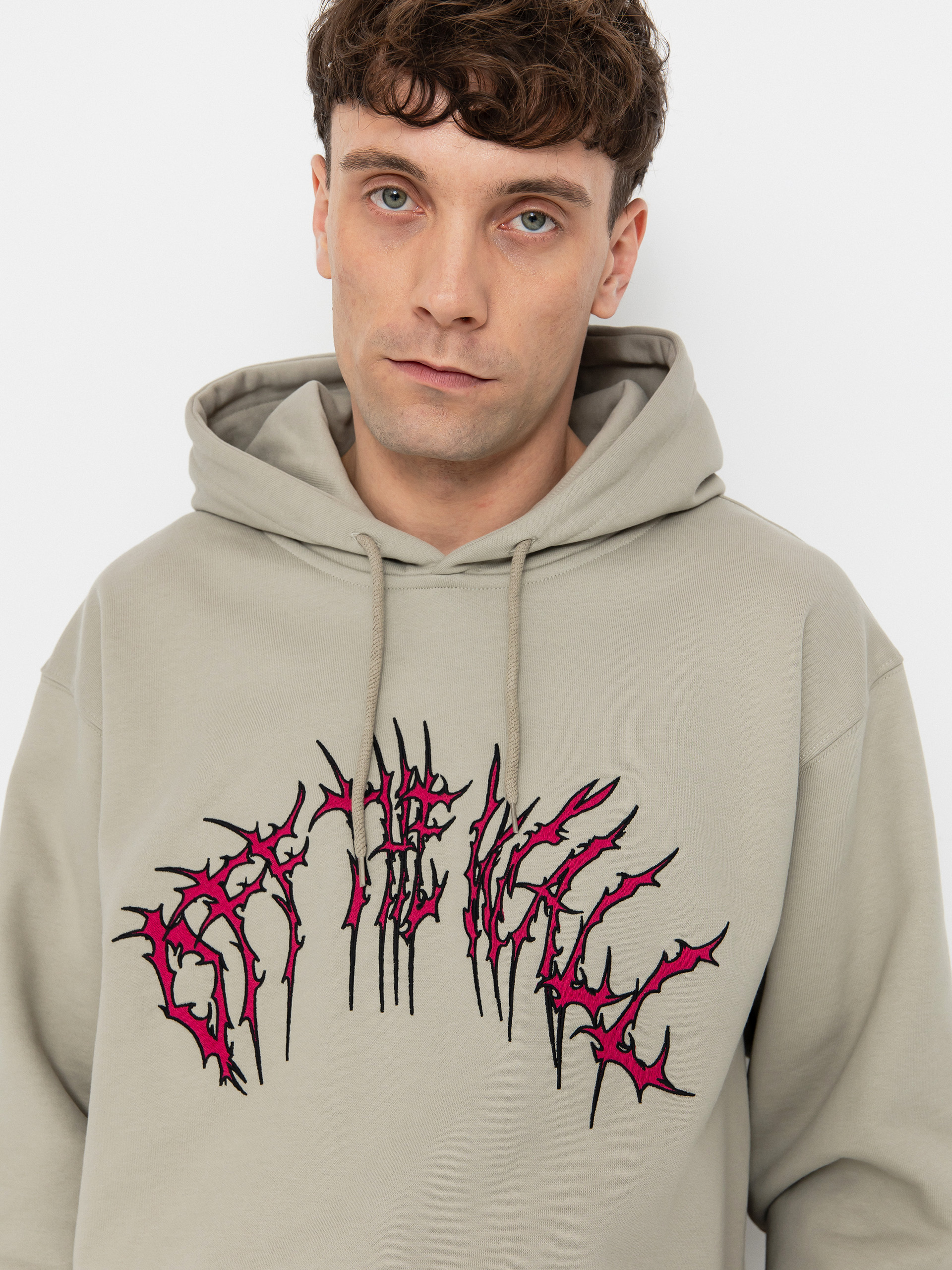 Mikina s kapucňou Vans Metal Arch HD (london fog)