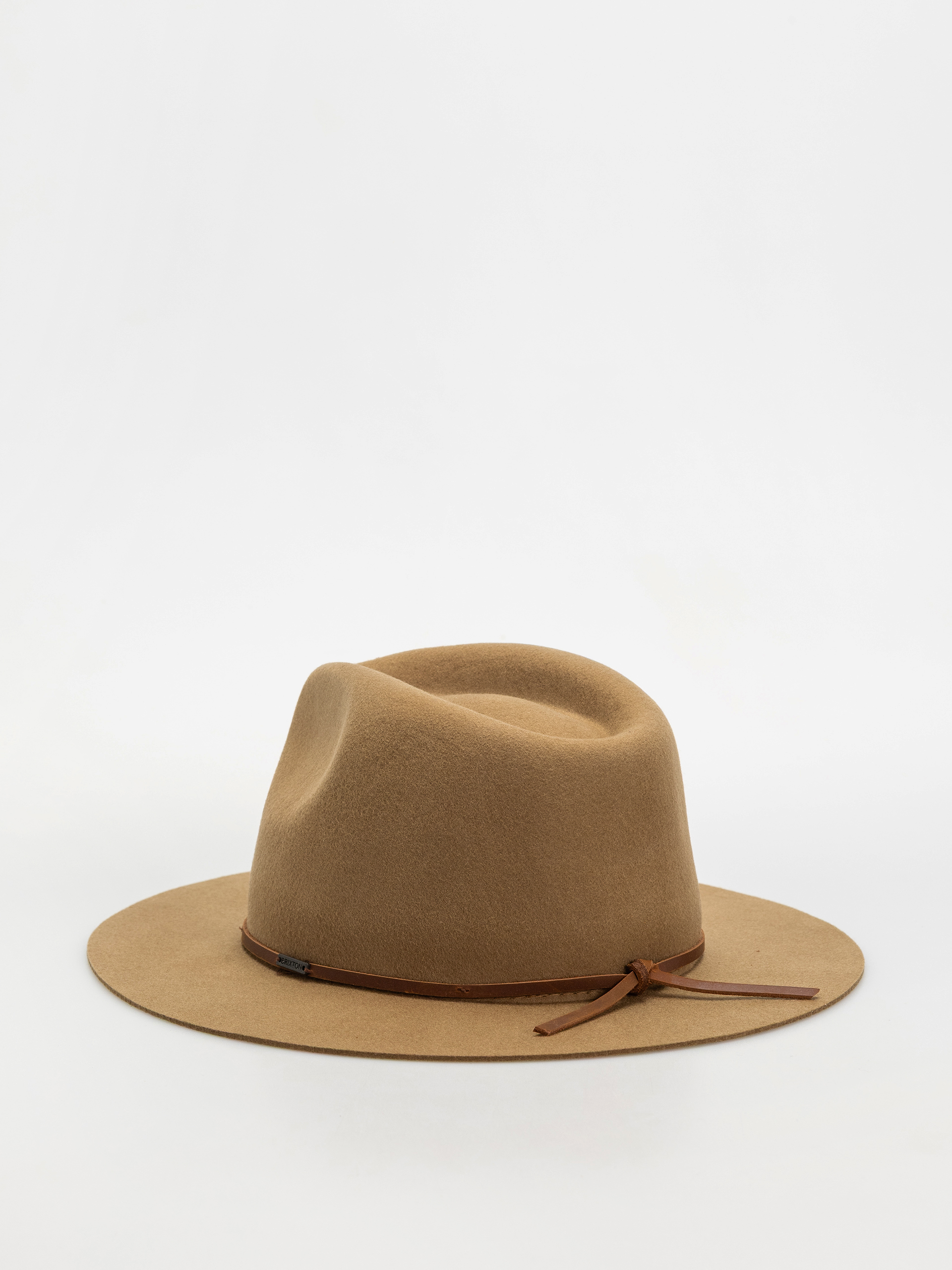 Klobúk Brixton Wesley Fedora (dune/dune)