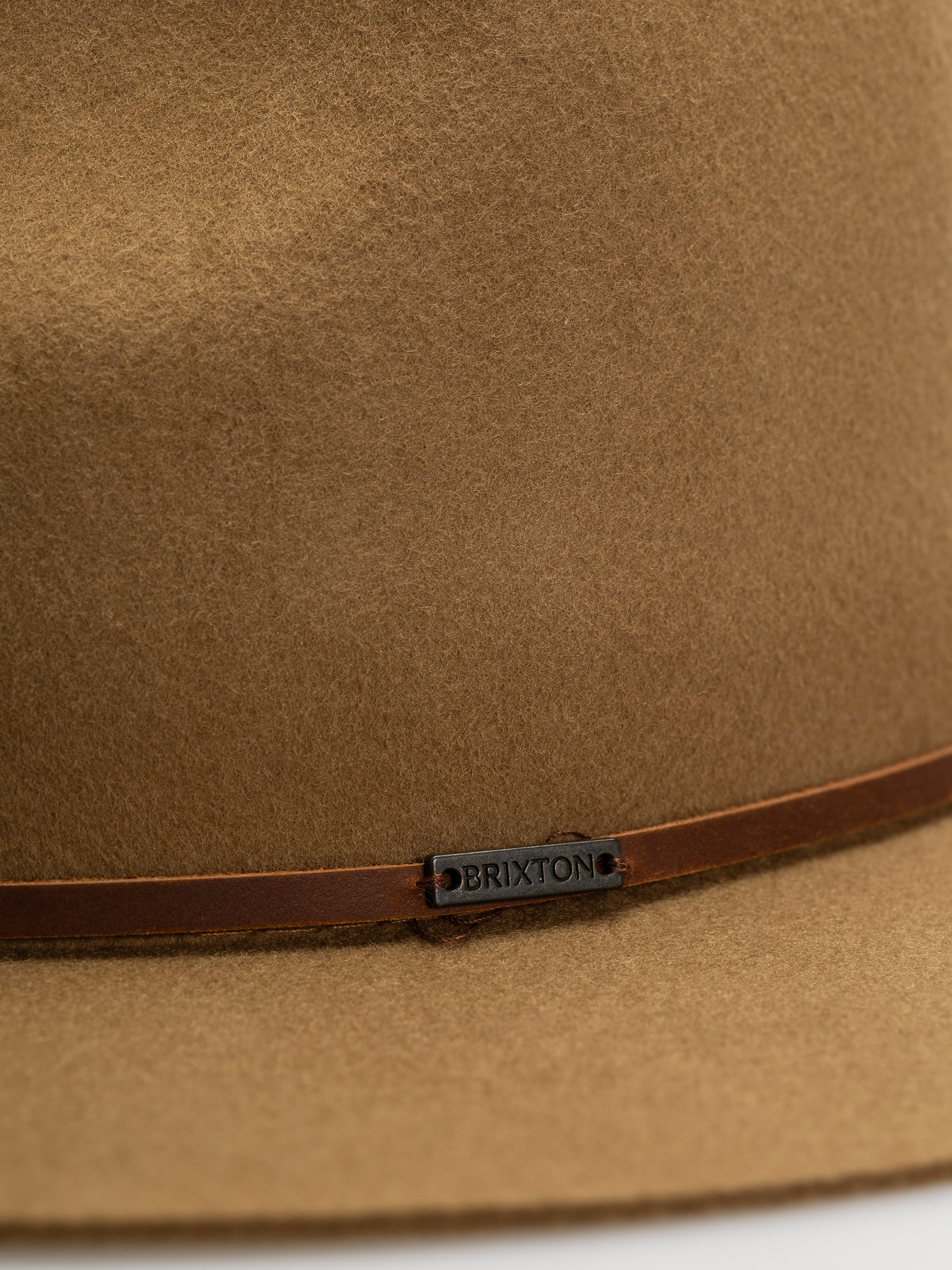 Klobúk Brixton Wesley Fedora (dune/dune)