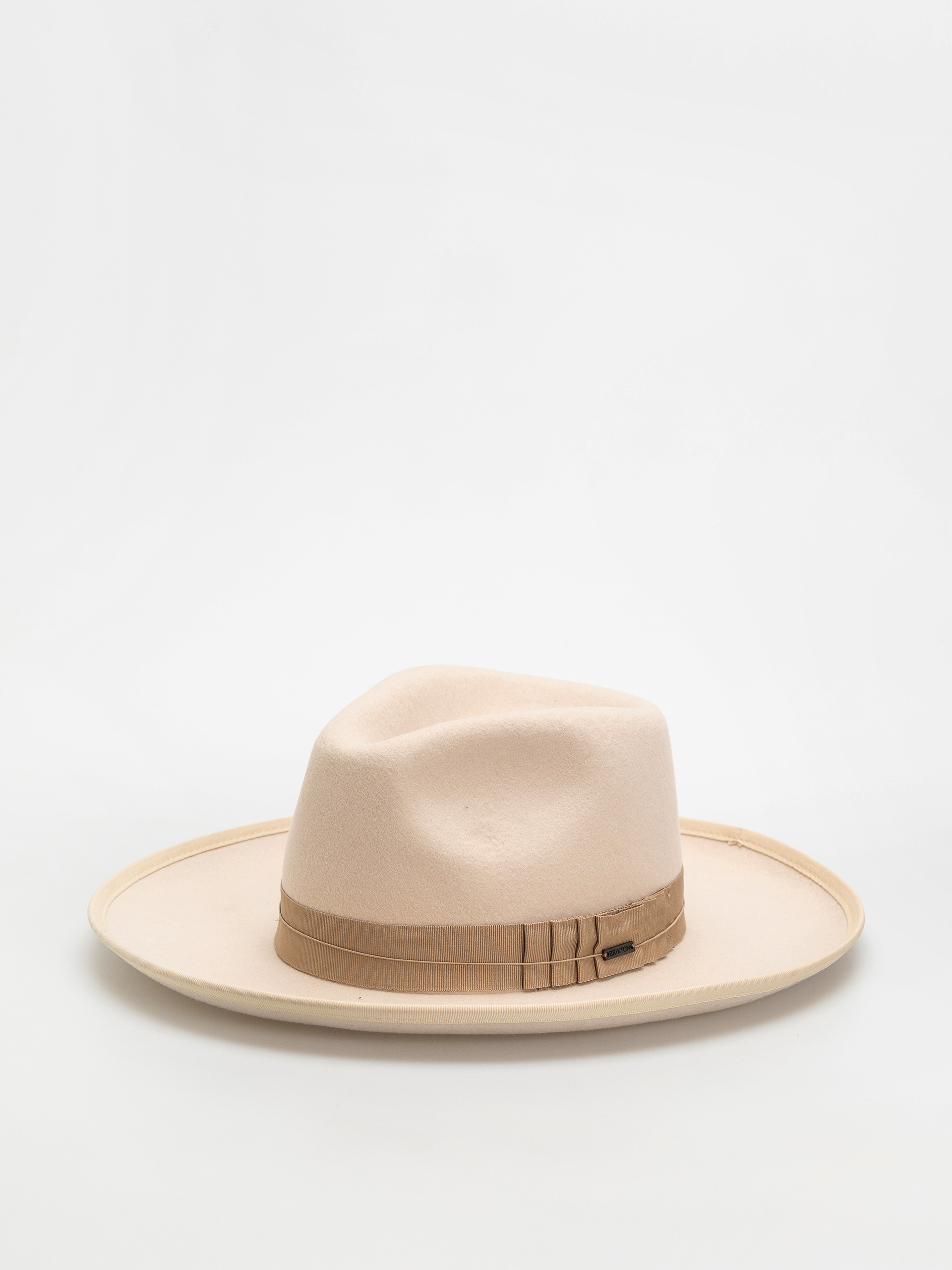 Klobúk Brixton Reno Fedora (bone/sand)