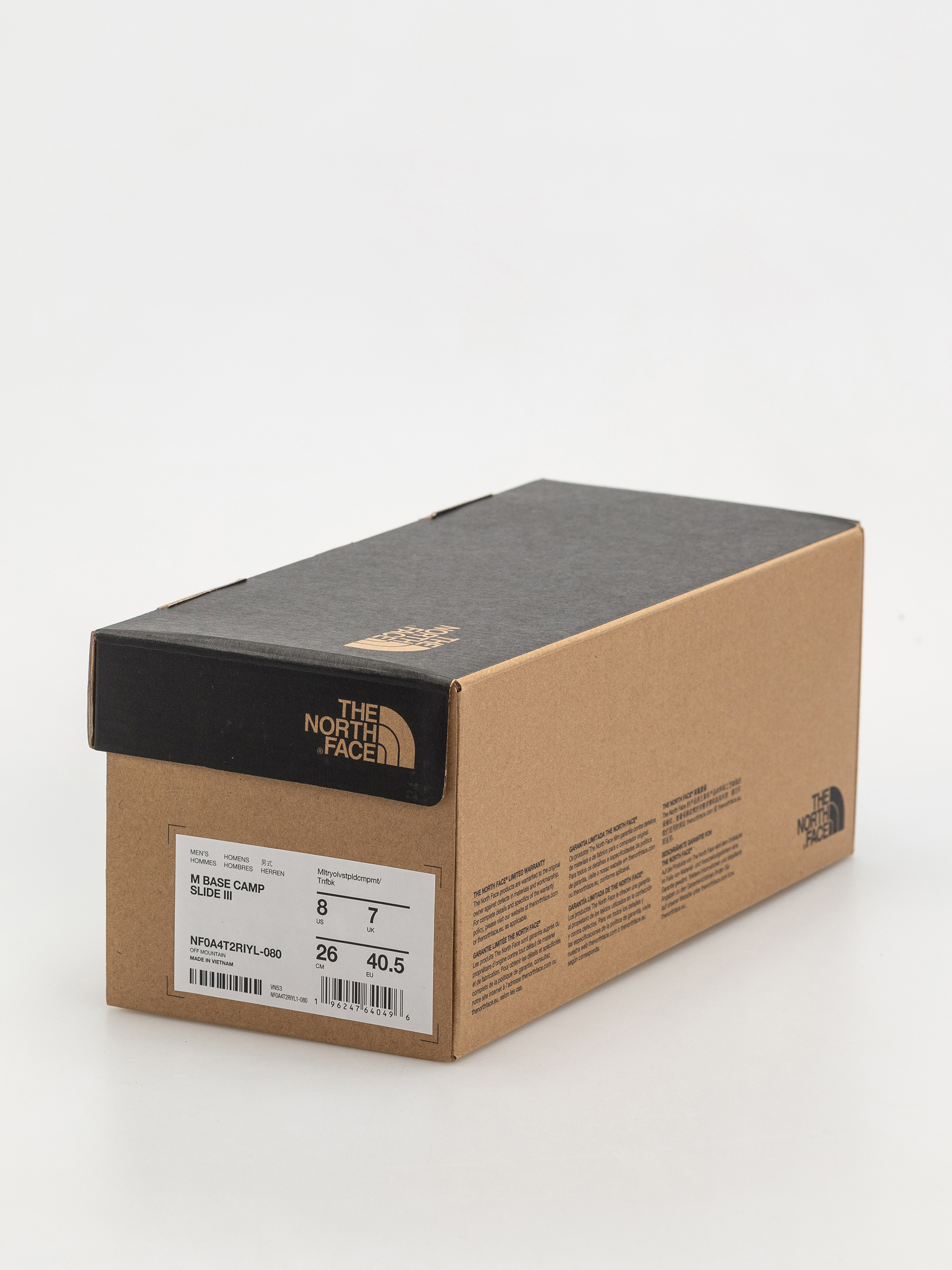 Šľapky The North Face Base Camp III (mltryolvstpldcmprnt/tnf black)