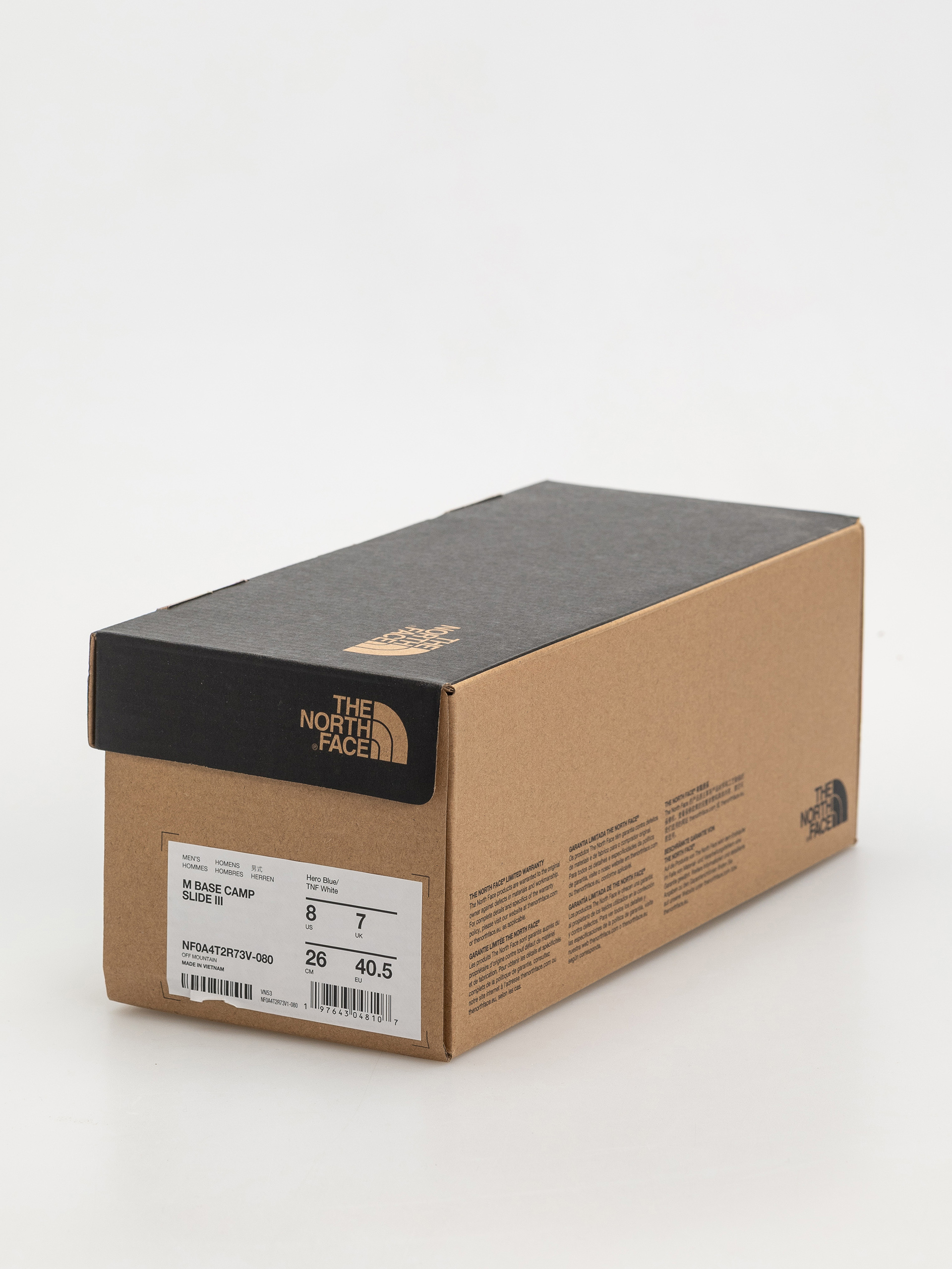 Šľapky The North Face Base Camp III (hero blue/tnf white)