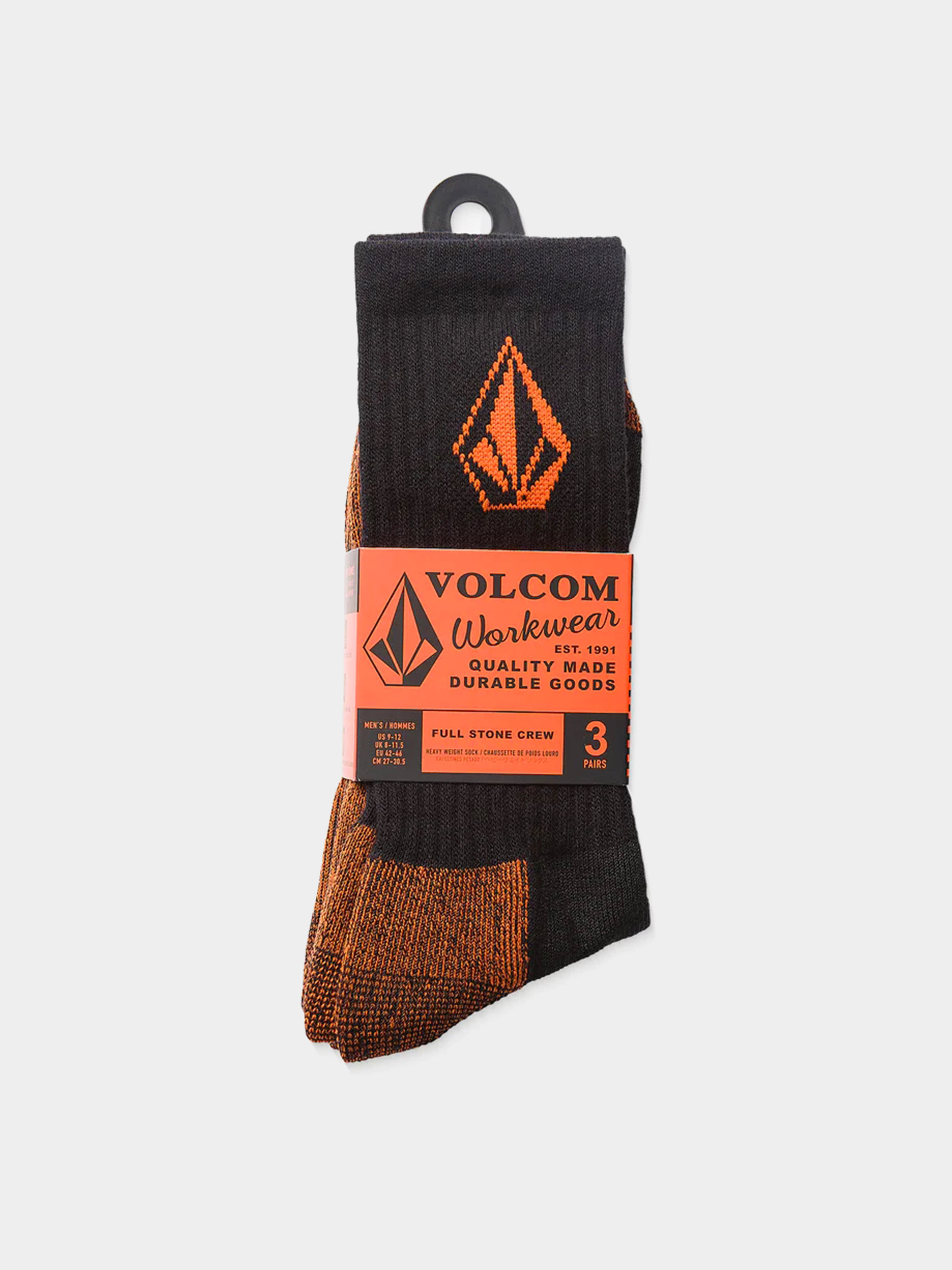 Ponožky Volcom Volcom Workwear 3Pk (black)