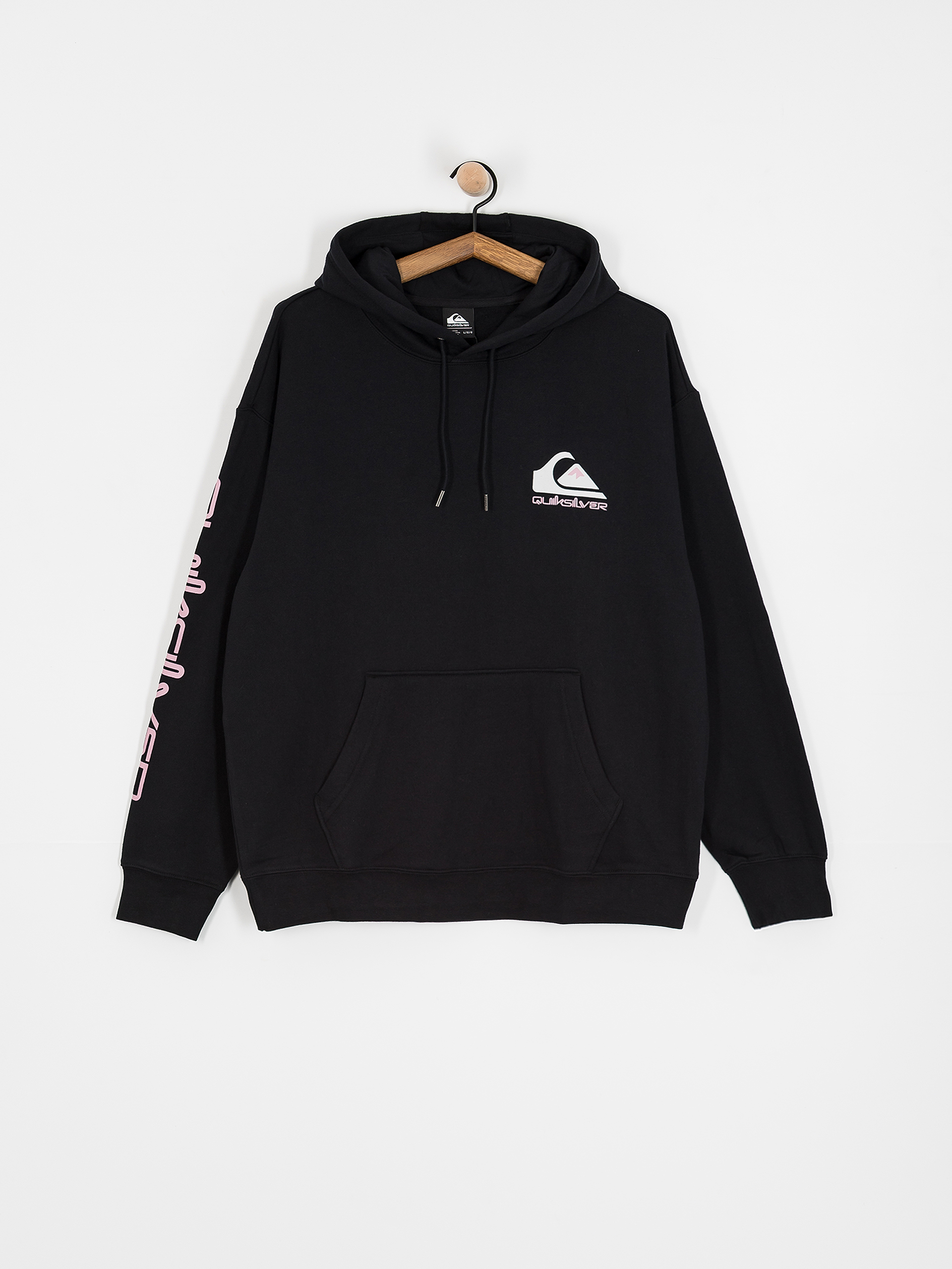 Mikina s kapucňou Quiksilver Omni Logo HD (black)