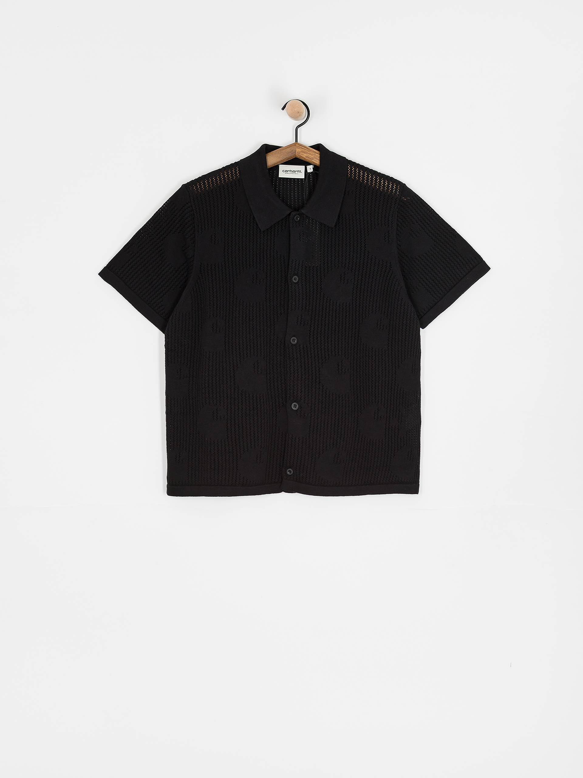 Košeľa Carhartt WIP Temple Knit Wmn (black)