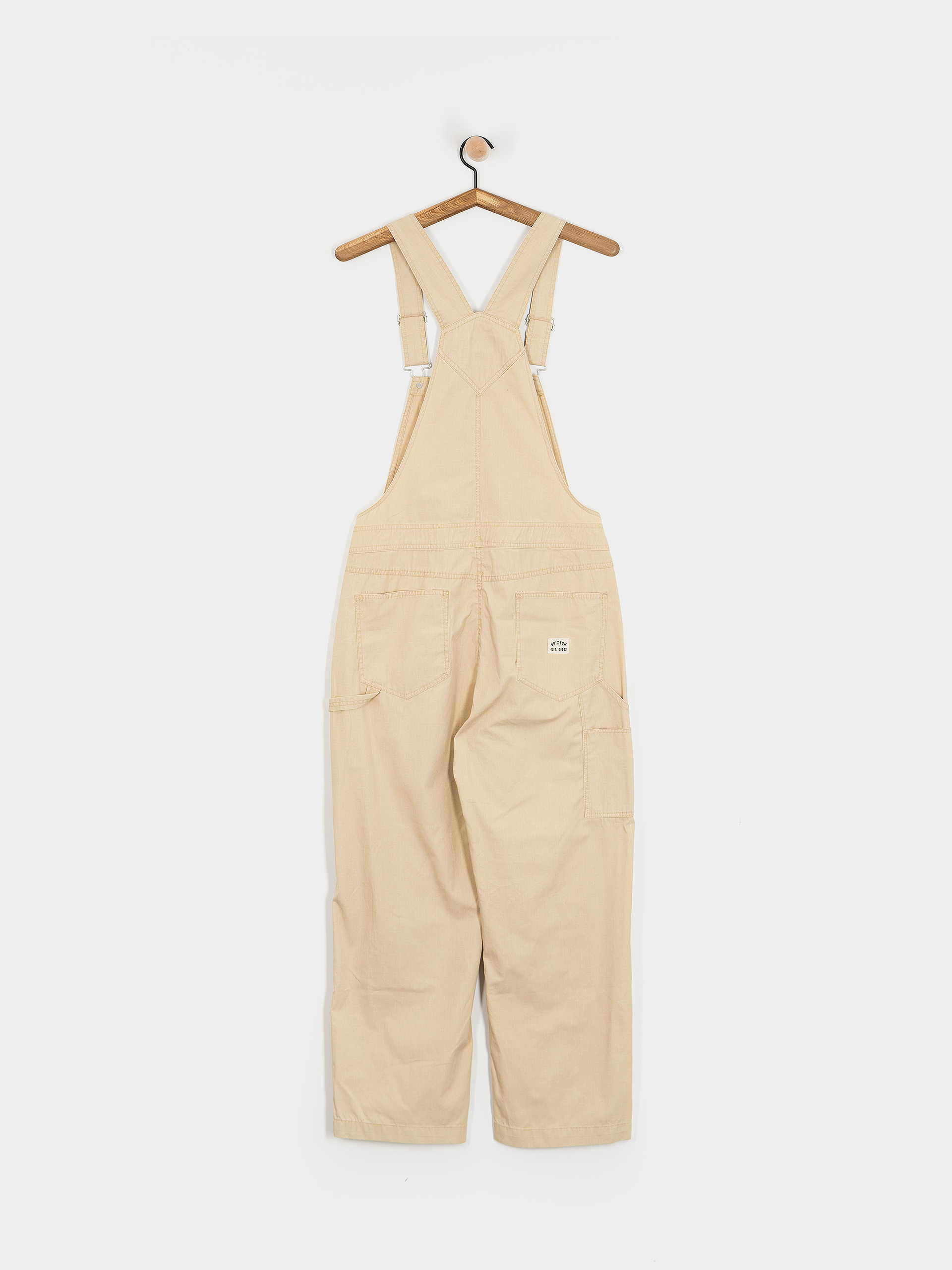 Nohavice Brixton Utility Overall Wmn (pale khaki)