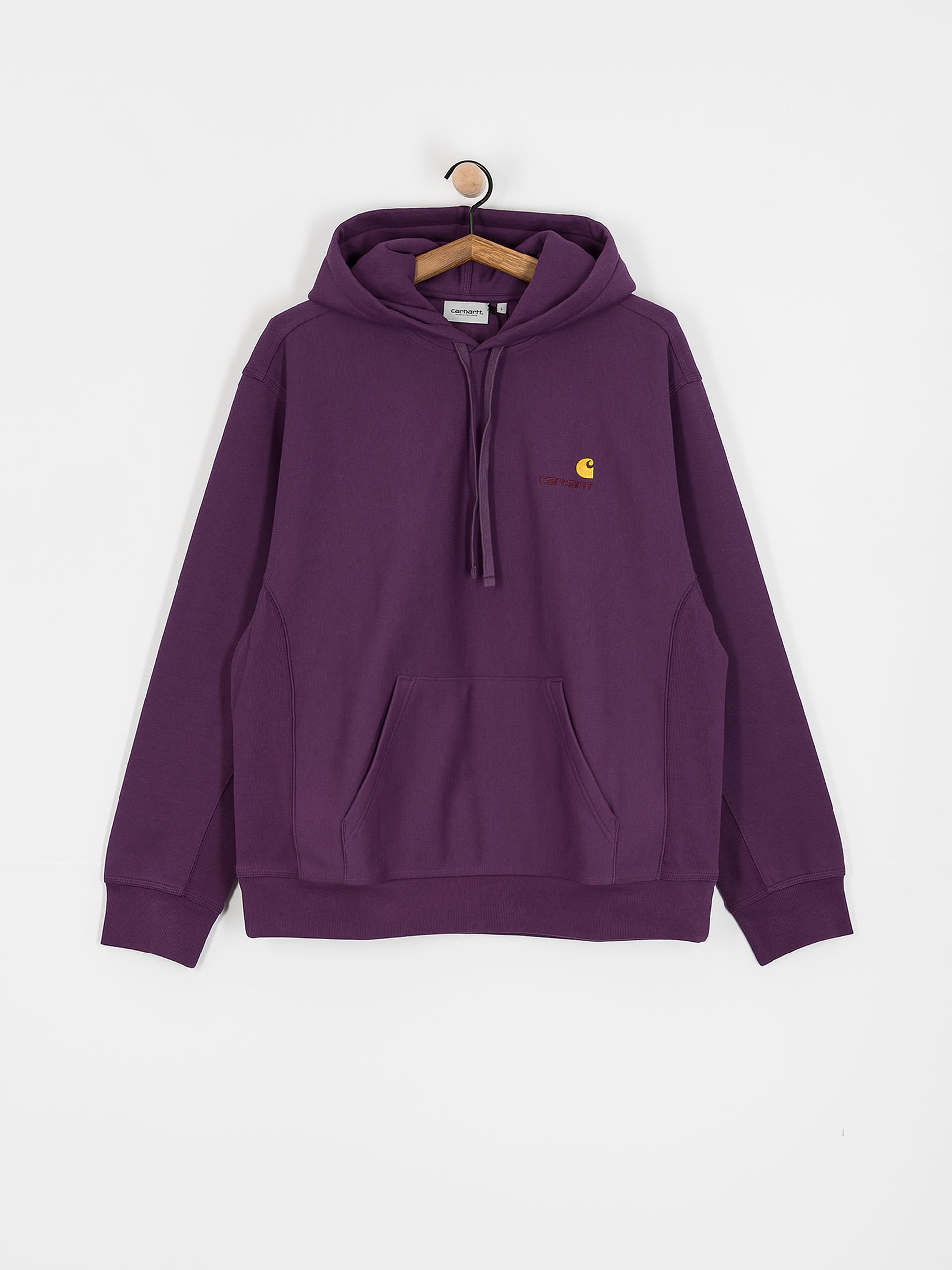 Mikina s kapucňou Carhartt WIP American Script HD (huckleberry)