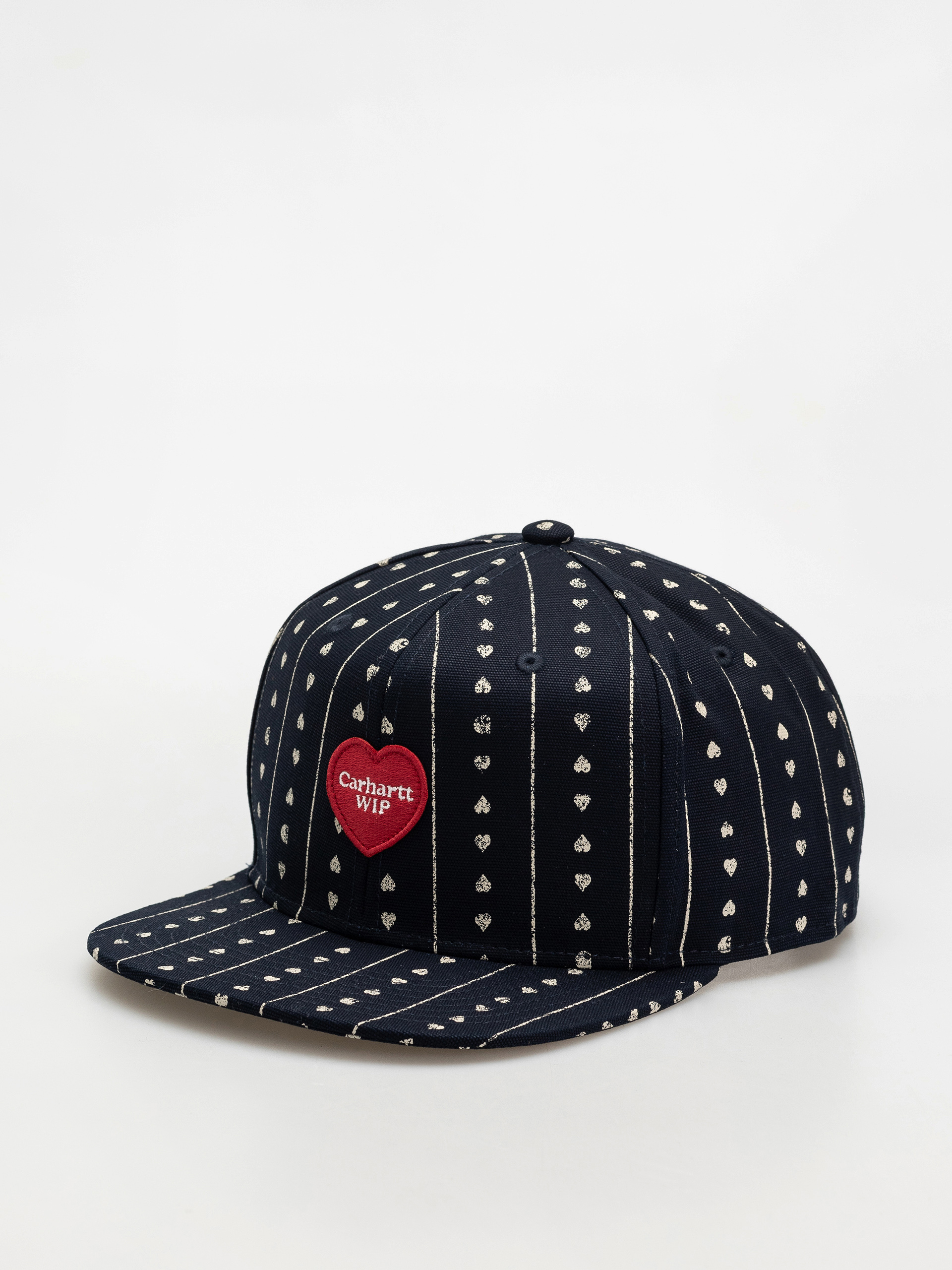 Šiltovka Carhartt WIP Drewe (heart c pinstripe/ink/natural/dark navy)