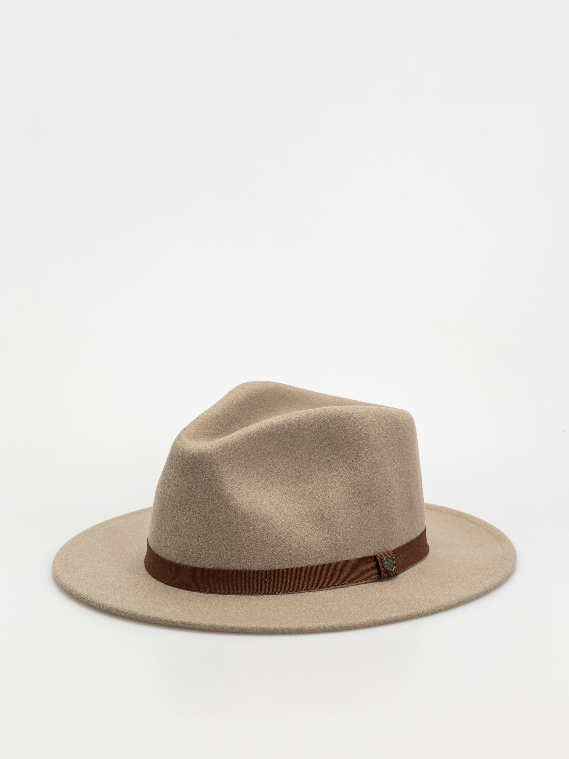 Klobu00fak Brixton Messer Packable Fedora (timberwolf/light brown)