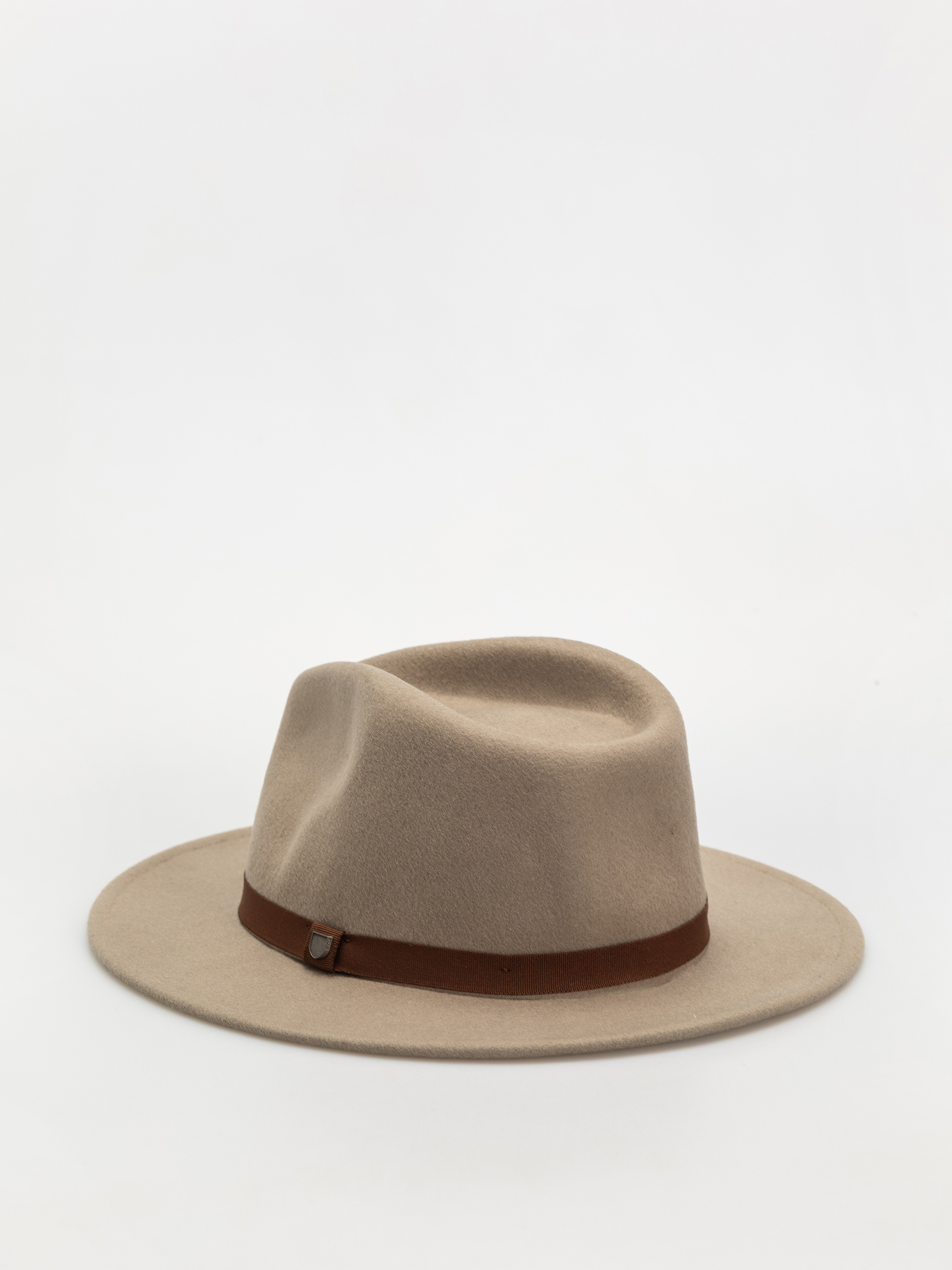 Klobúk Brixton Messer Packable Fedora (timberwolf/light brown)